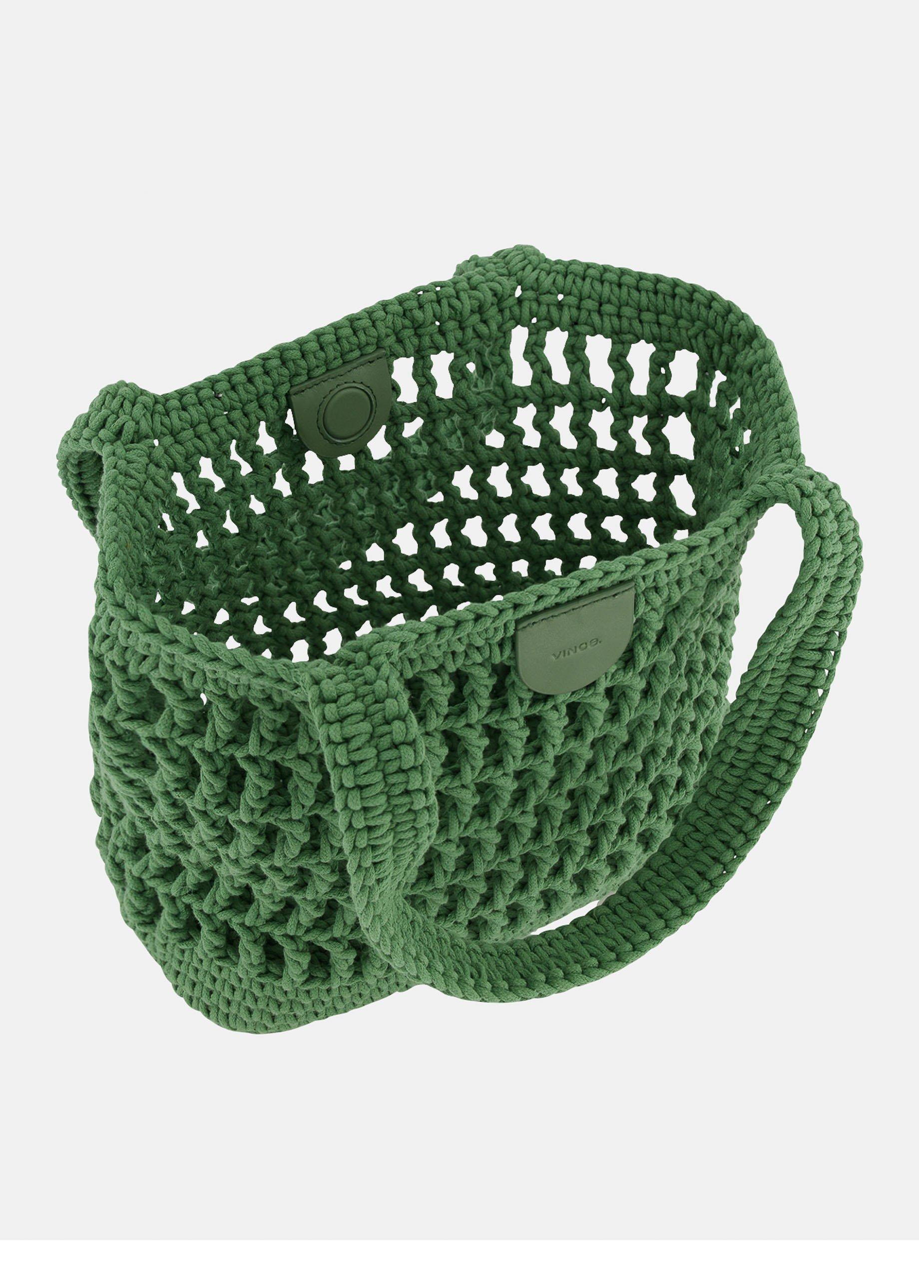 Barcelona Cotton Crochet Small Tote image number 2