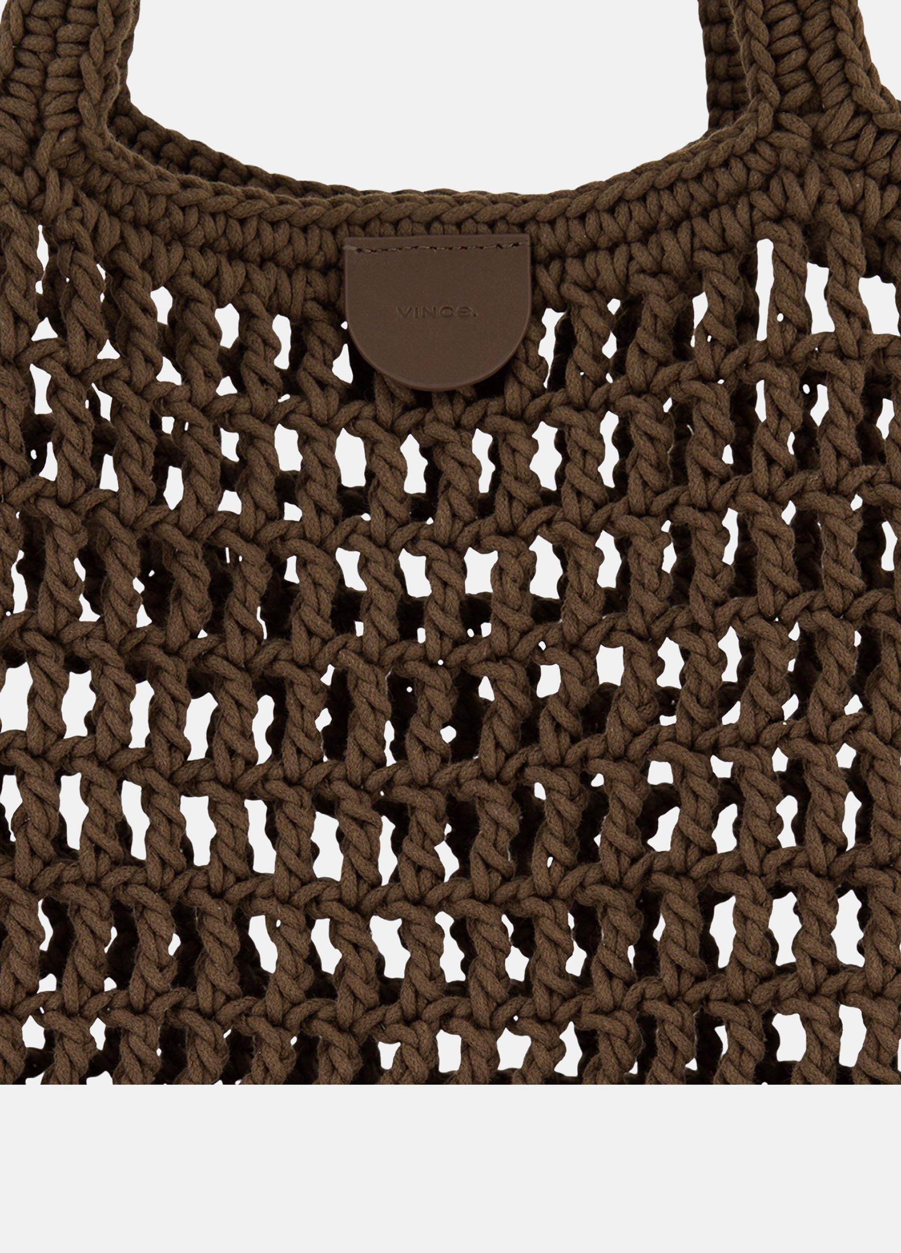 Barcelona Cotton Crochet Large Tote image number 1