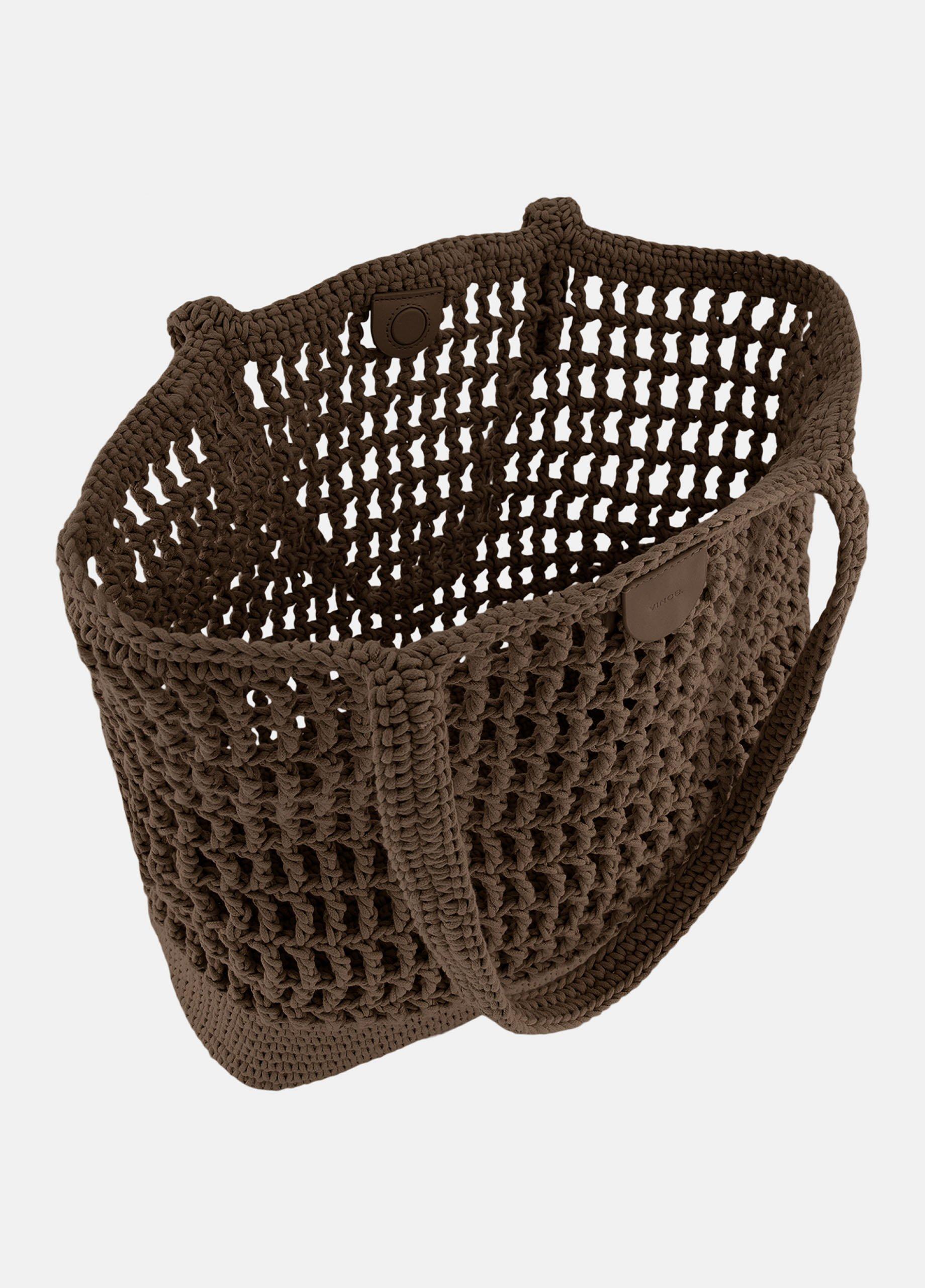 Barcelona Cotton Crochet Large Tote image number 2