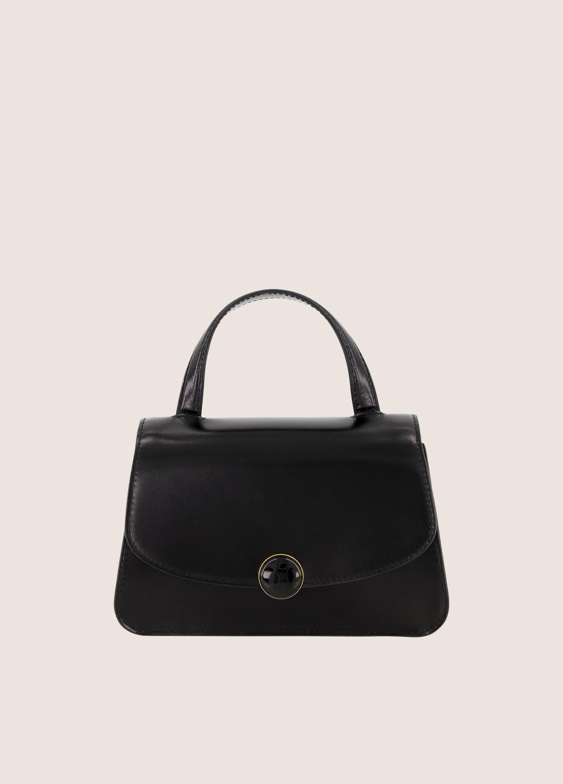 Flora Leather Mini Top-Handle Bag image number 0