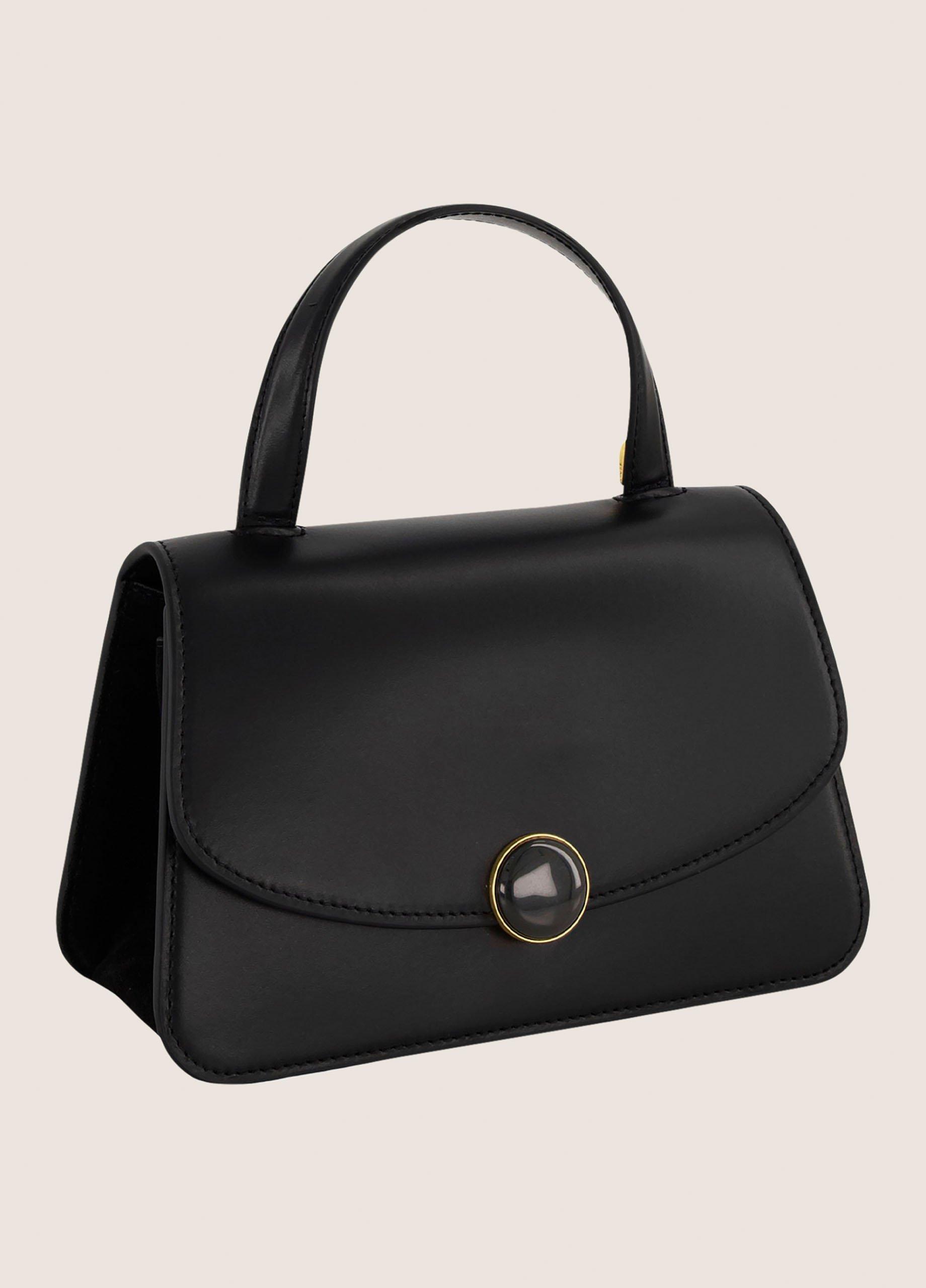 Flora Leather Mini Top-Handle Bag image number 1