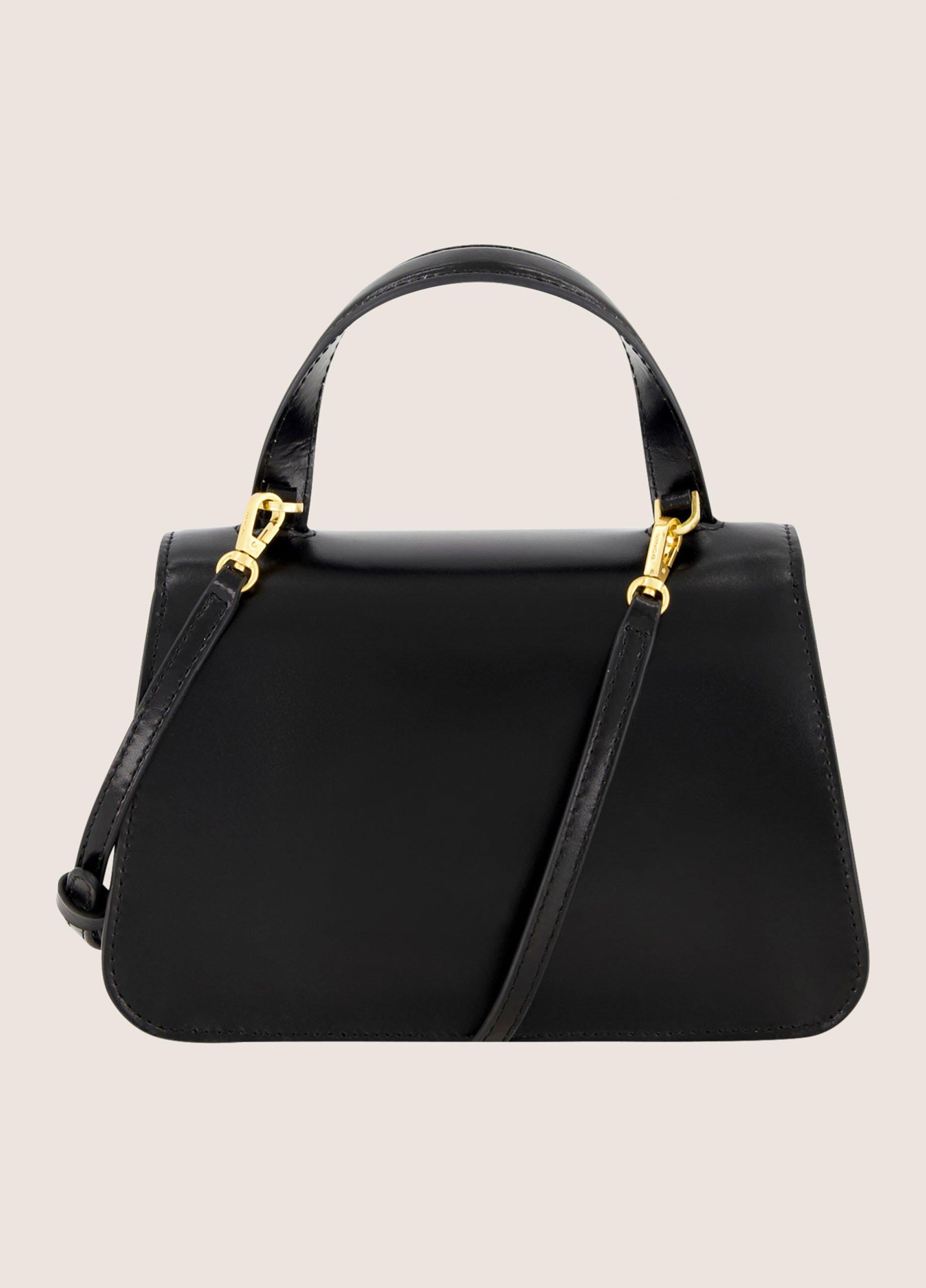 Flora Leather Mini Top-Handle Bag image number 3