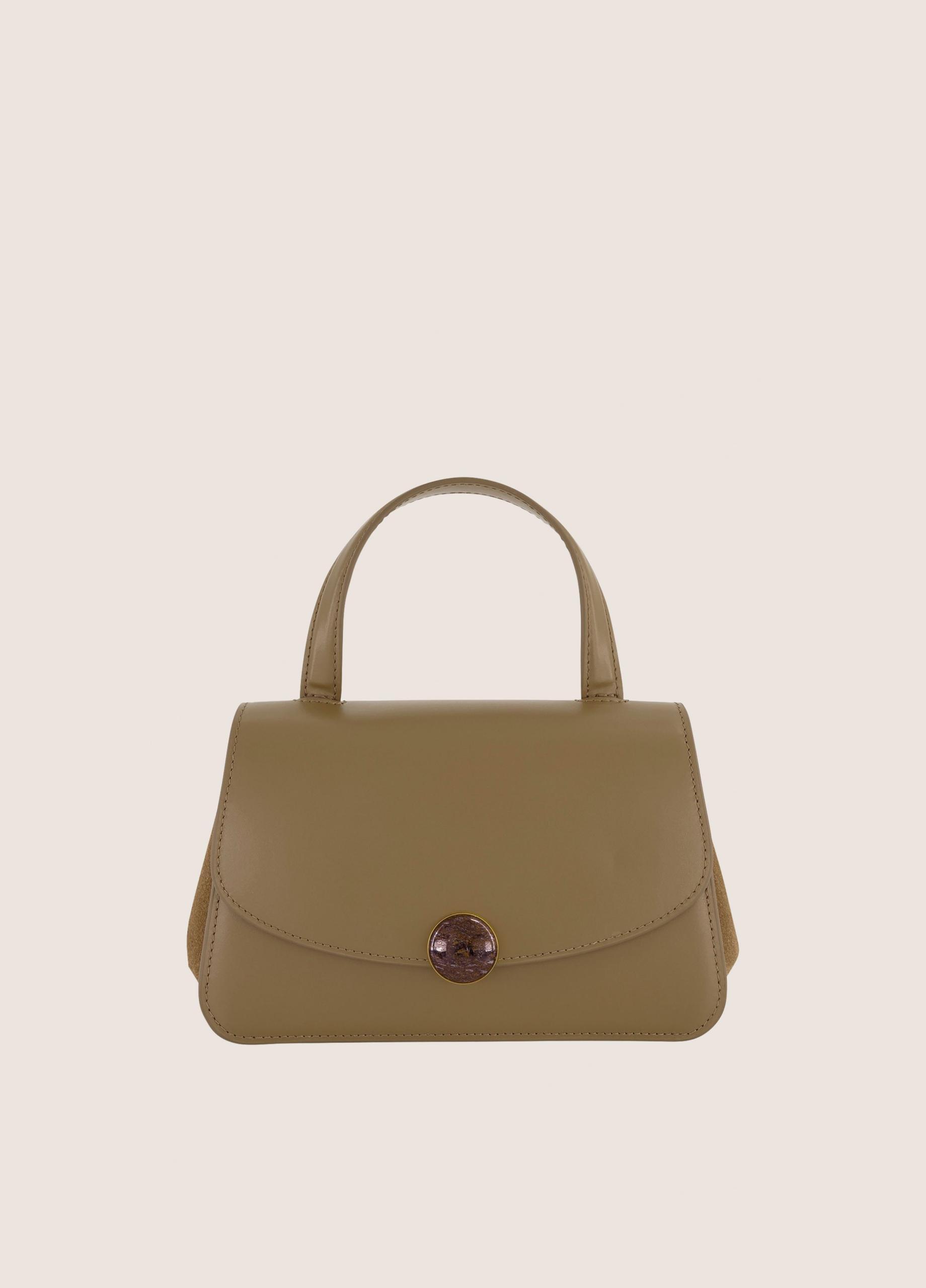 Flora Leather Mini Top-Handle Bag image number 0