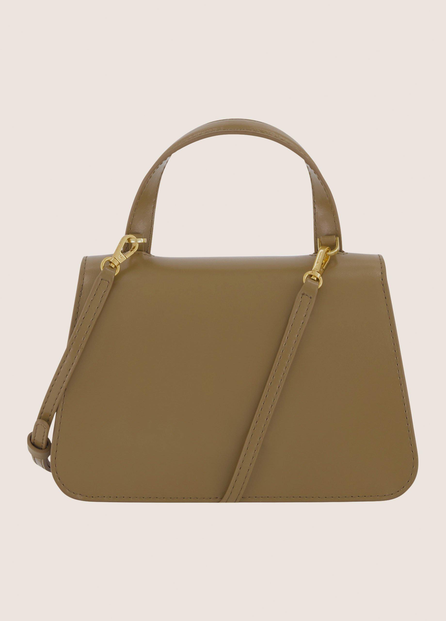 Flora Leather Mini Top-Handle Bag image number 3
