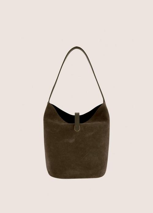 Eris Suede Medium Bucket Bag
