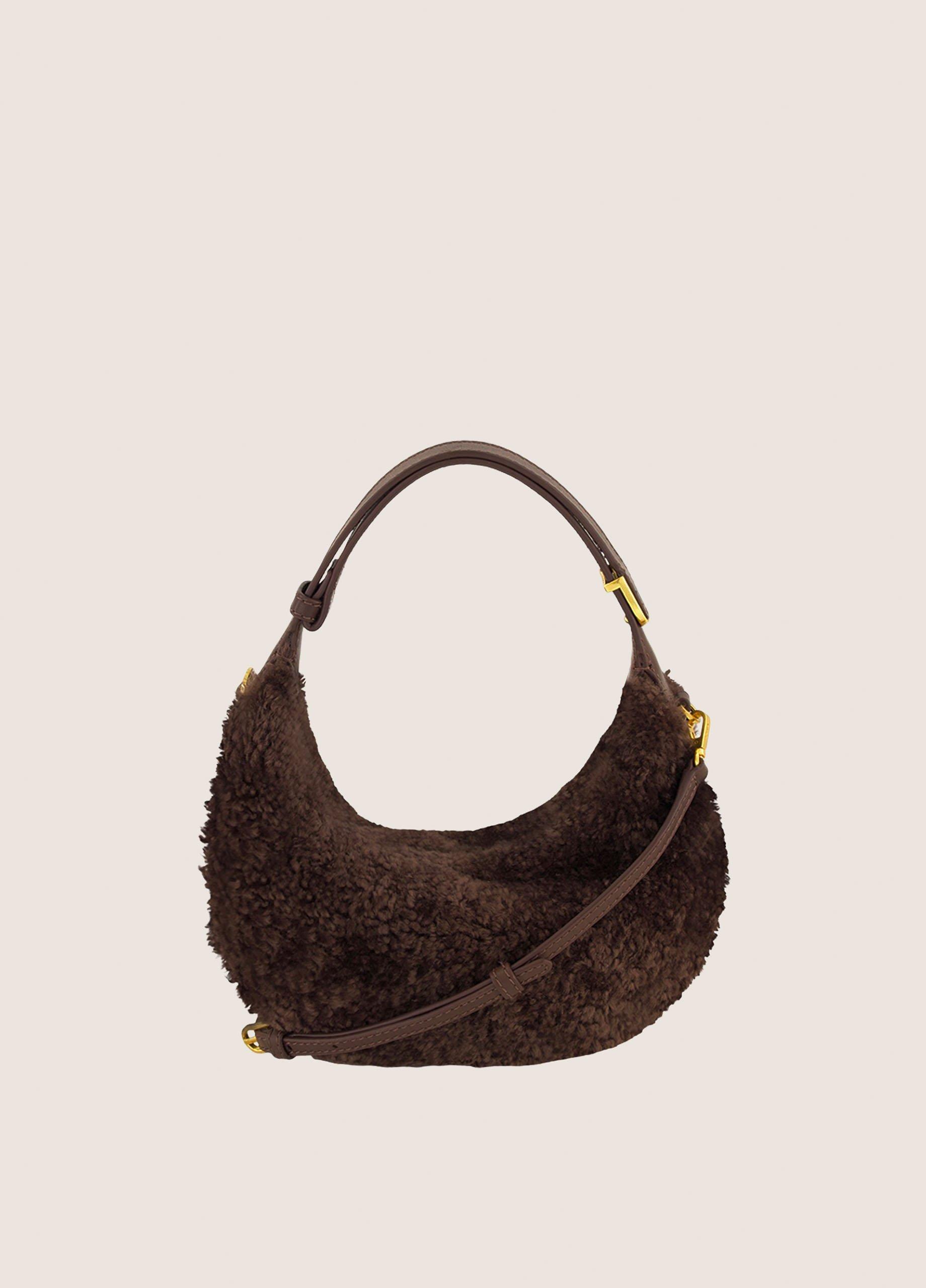 Eris Shearling Mini Hobo Bag image number 3