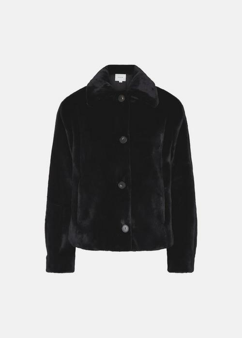 Faux-Fur Trucker Jacket