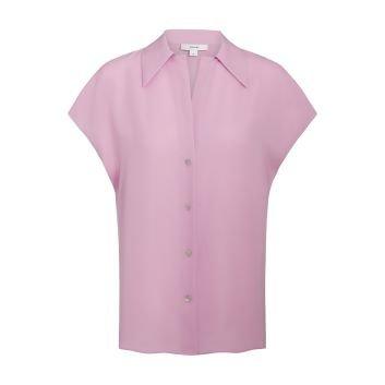 Satin Cap-Sleeve Blouse image number 0