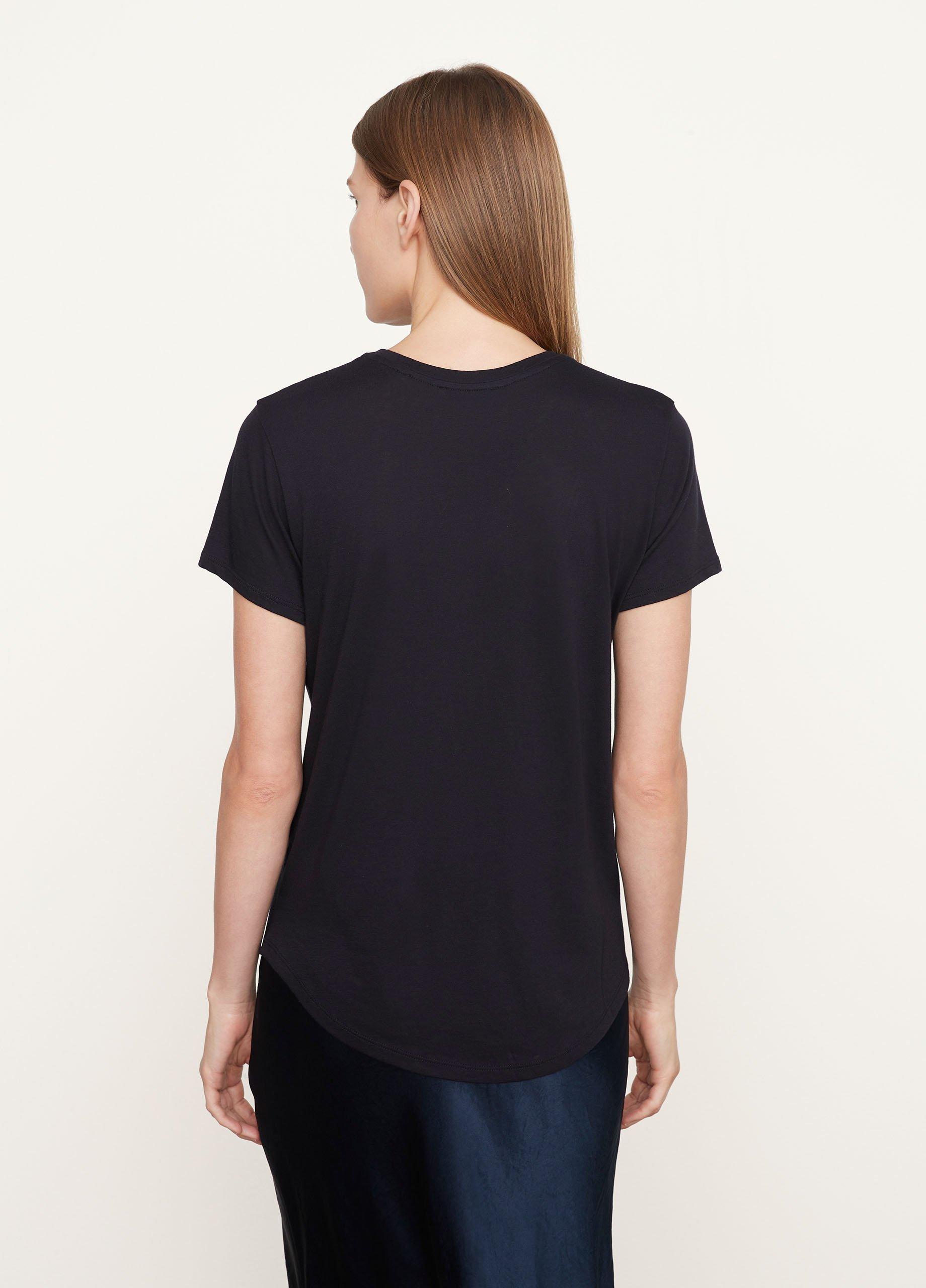 Pima Shirttail Crew Neck T-Shirt