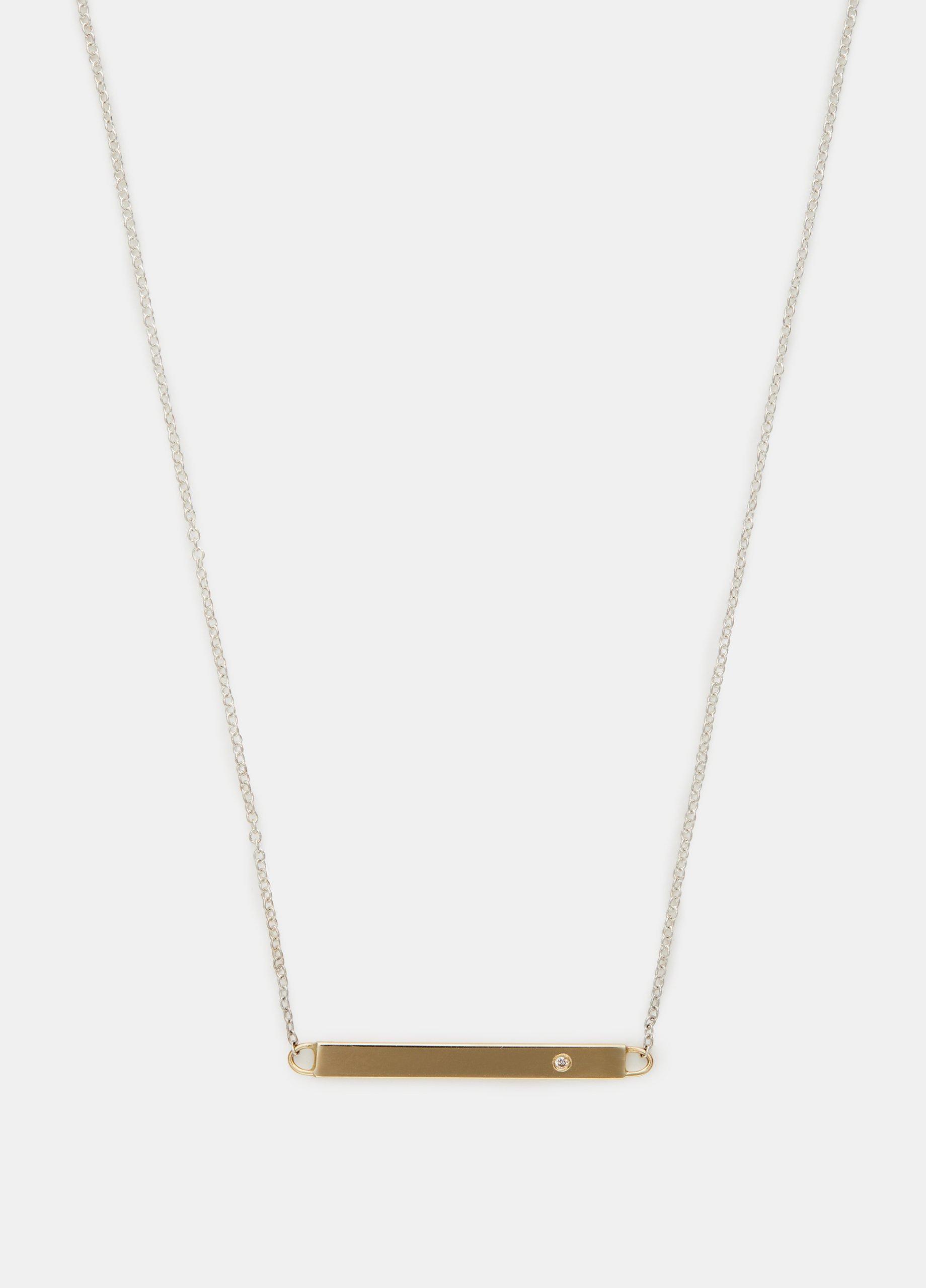LOREN STEWART / Diamond ID Necklace image number 1