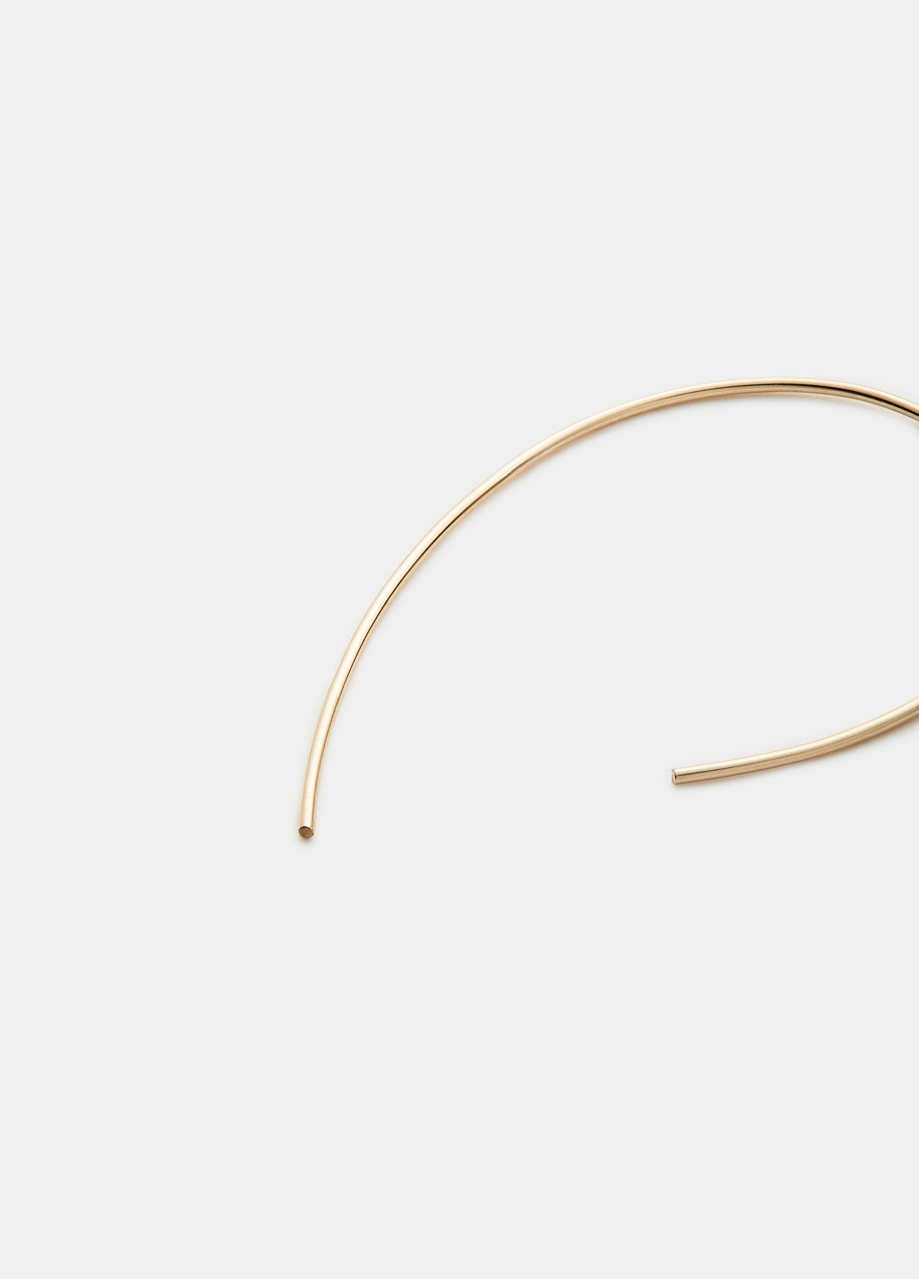 8.6.4 / Large Half Hoop Earrings image number 2