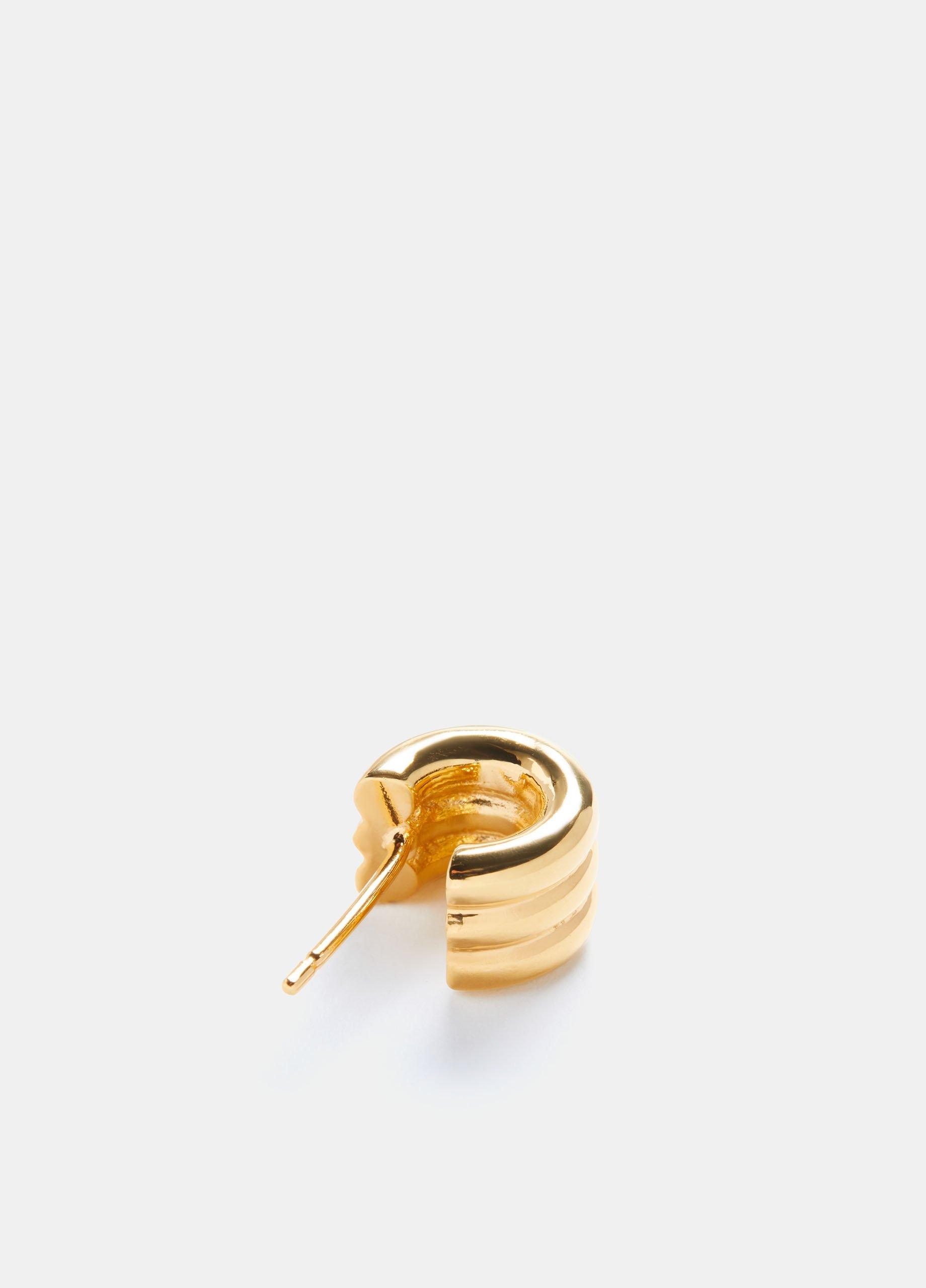 AGMES Mini Triple Ridge Hoops image number 2