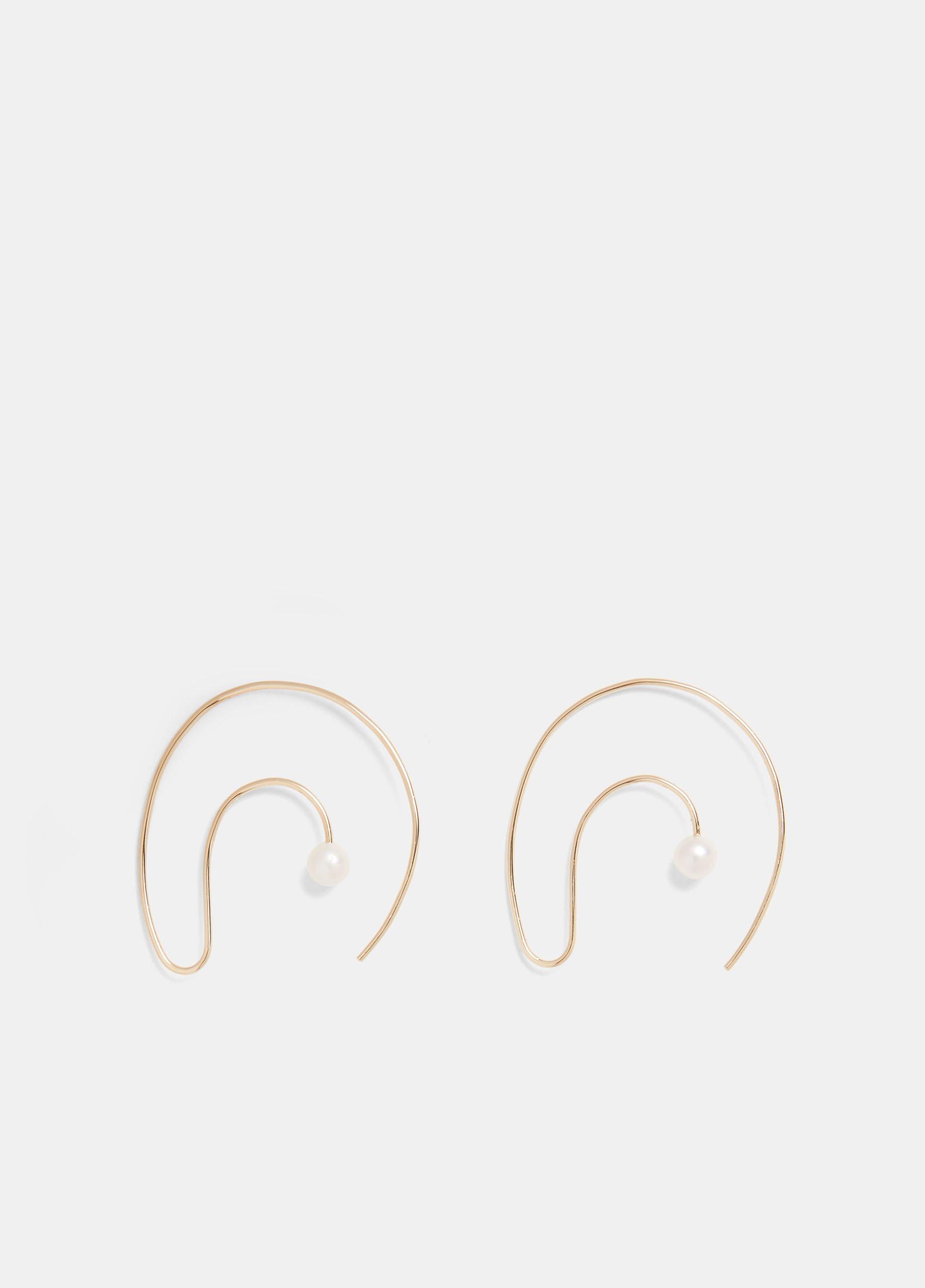 8.6.4 / Spiral Pearl Earrings image number 1