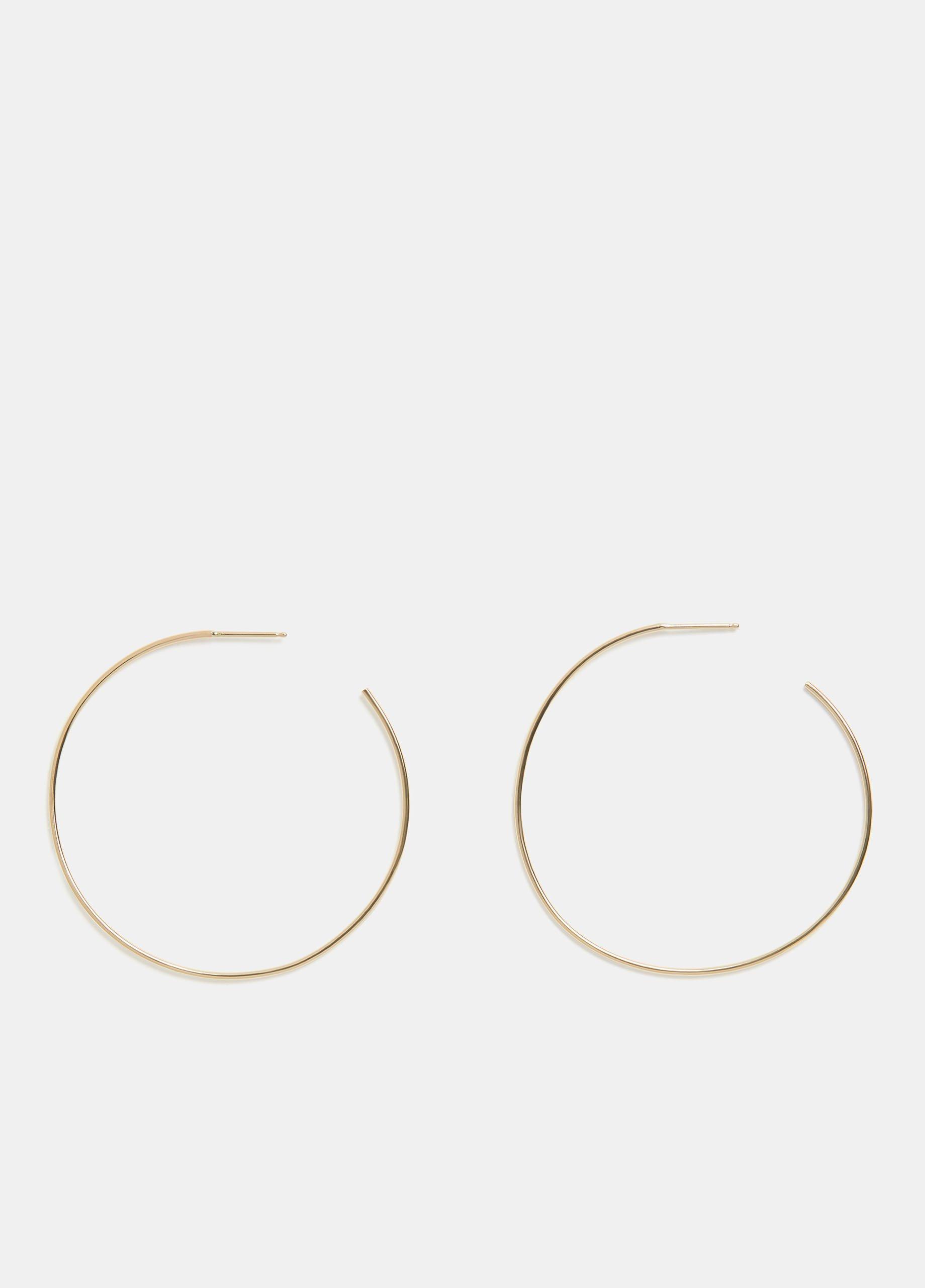 KRISTEN ELSPETH / Large Thread Arc Hoops image number 0