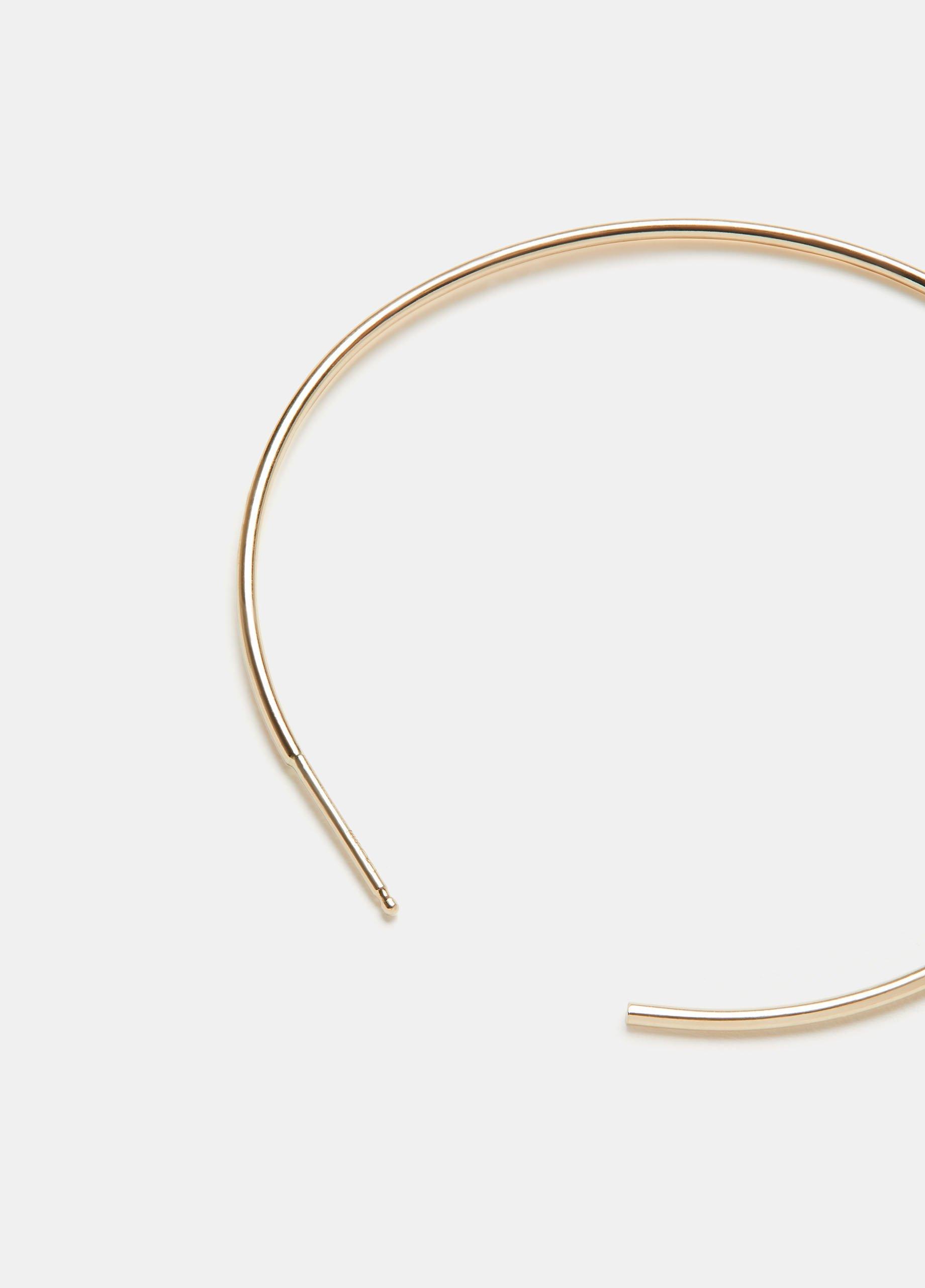 KRISTEN ELSPETH / Large Thread Arc Hoops image number 2
