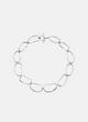 Modern Weaving / Hand Formed Oval Link Chain Necklace image number 0