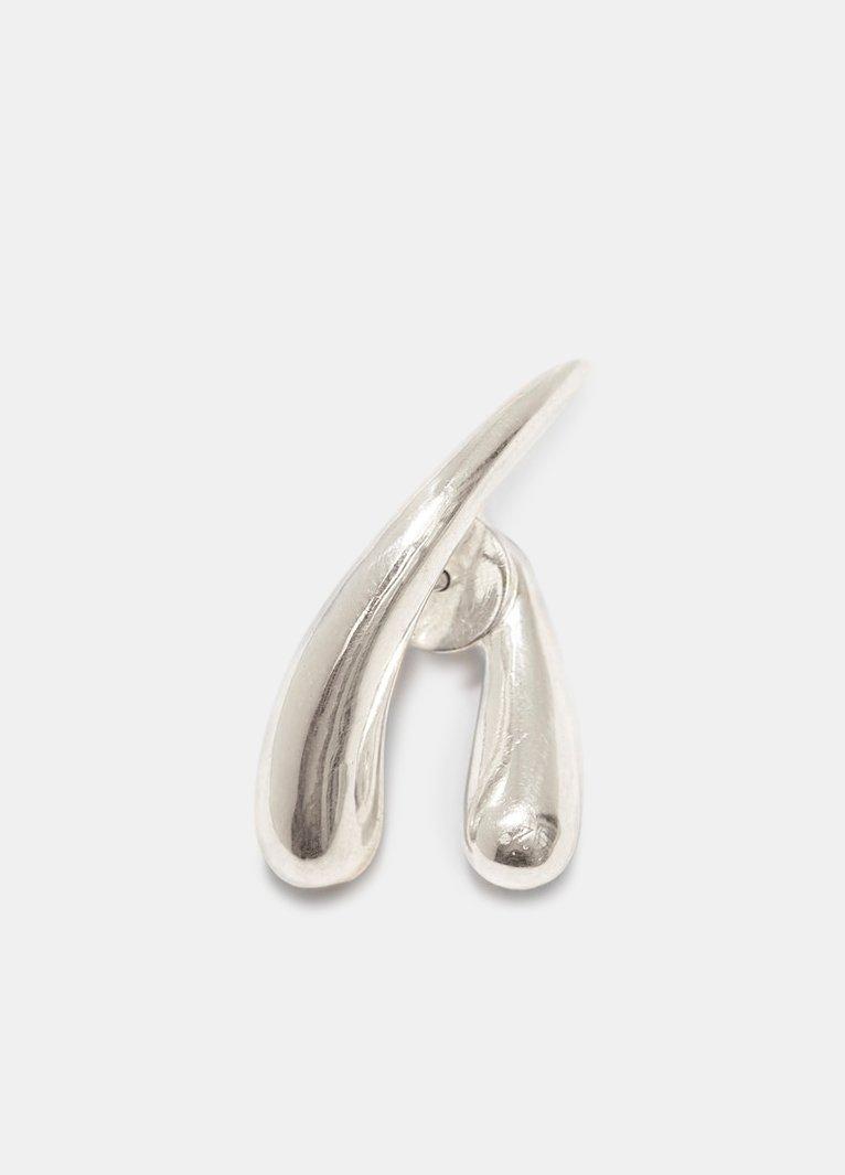 Hernán Herdez Single Abrazo Earring, Silver Vince