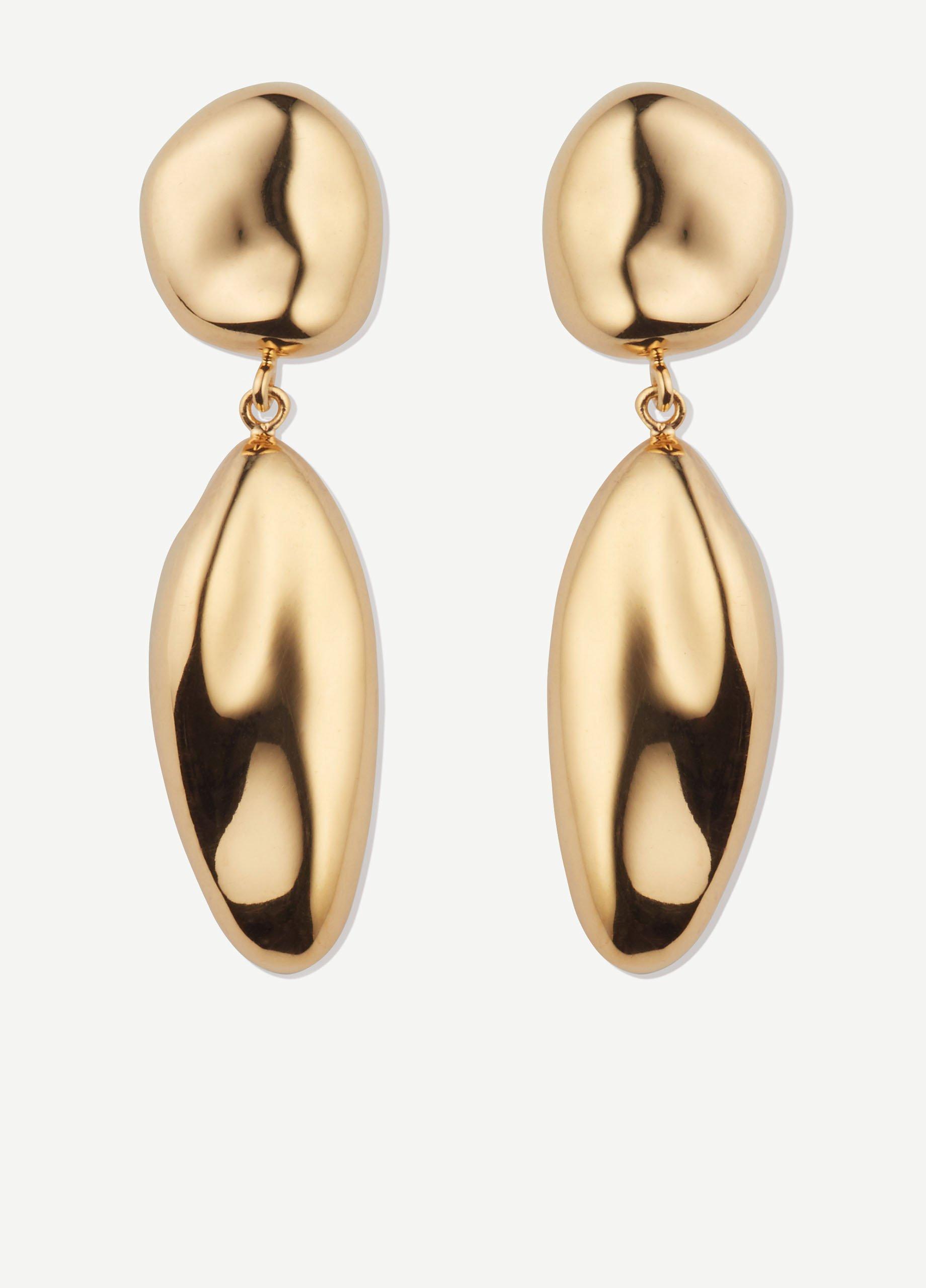 Women's Agmes Short Patrice Earrings, Gold Vince