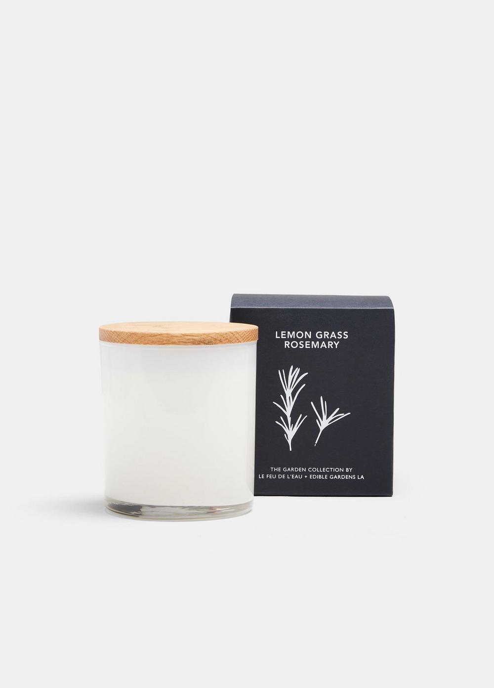 LE FEU DE L'EAU Full Size Lemongrass Rosemary Candle