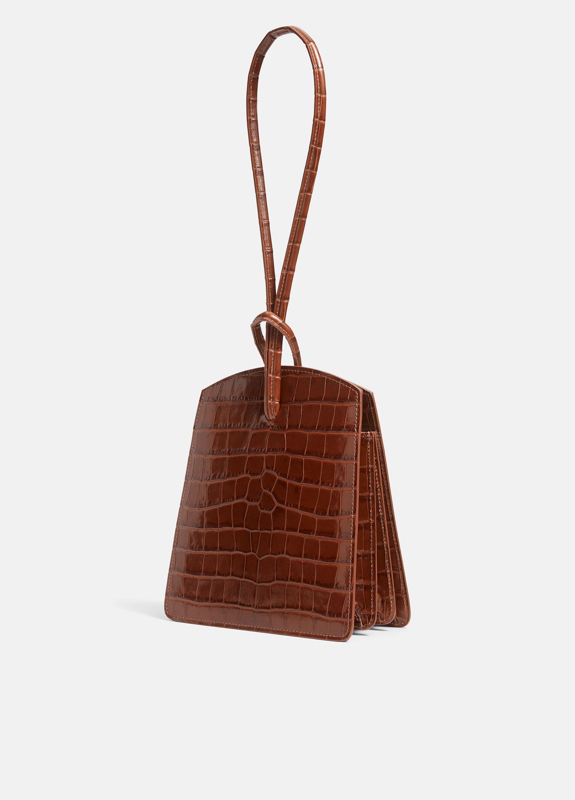Little Liffner/ Croc Embossed Loop Bag image number 1