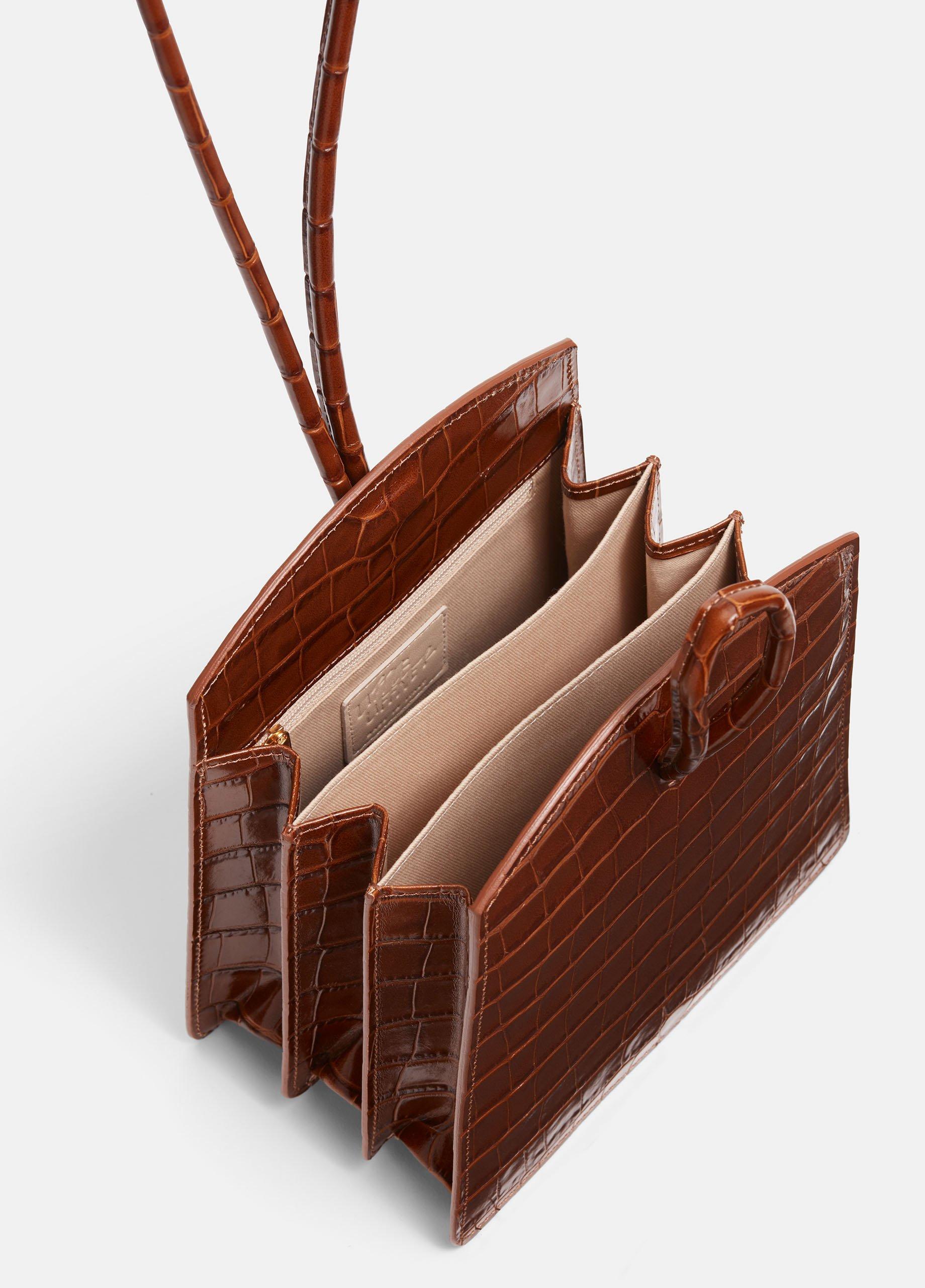 Little Liffner/ Croc Embossed Loop Bag image number 2