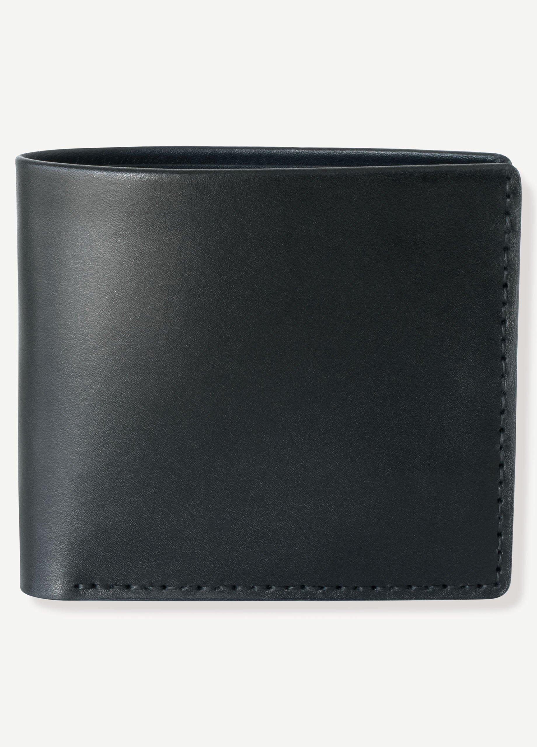 Men's Makr Open Billfold Wallet, Black Vince