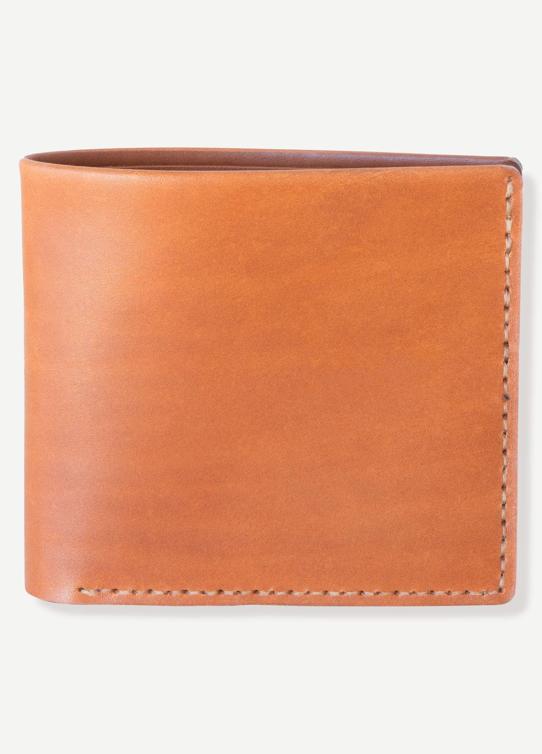 Makr Open Billfold Wallet, Tobacco Vince