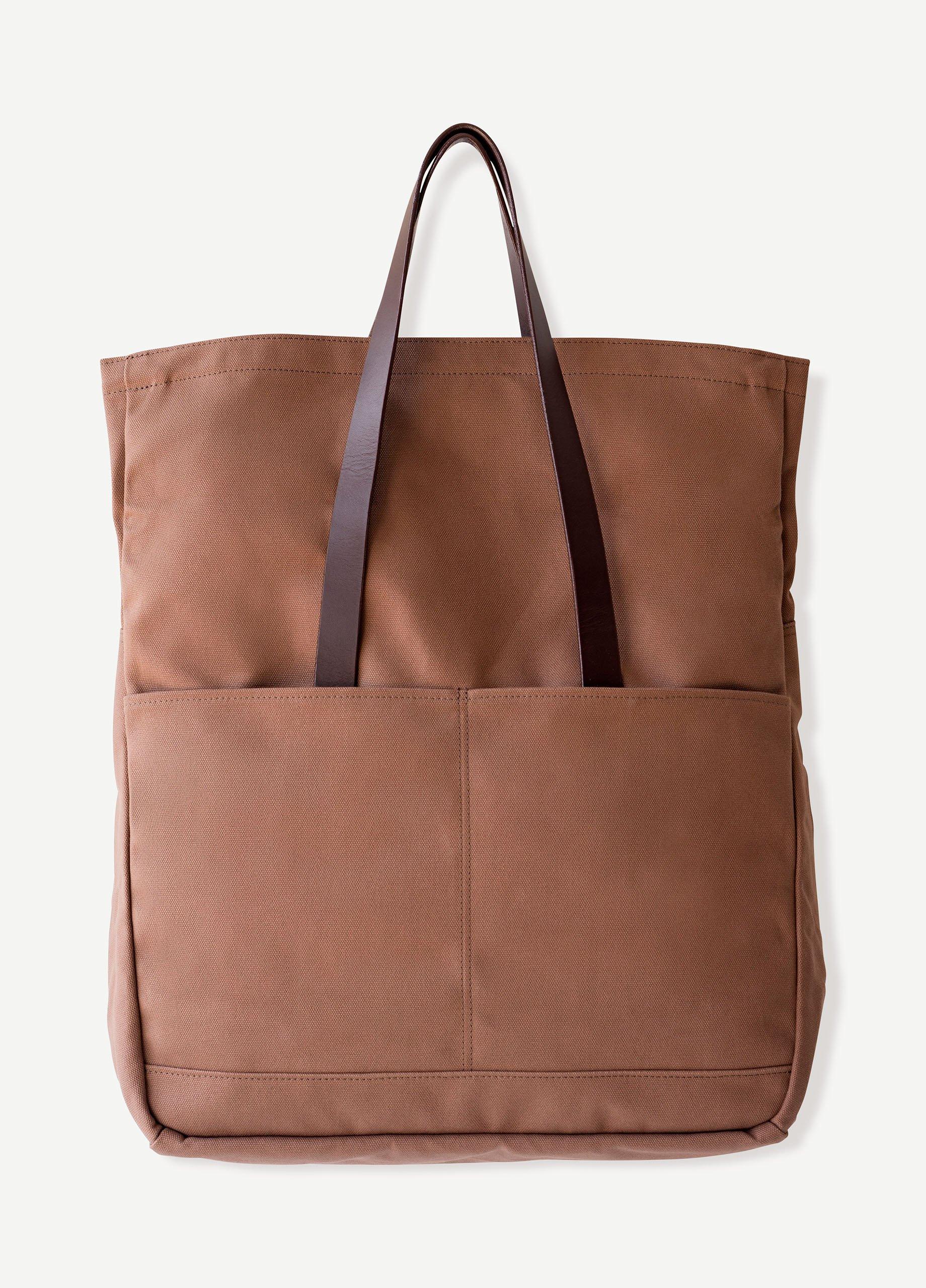 Makr Canvas and Leather Fold Weekender Revised in Accessories Vince