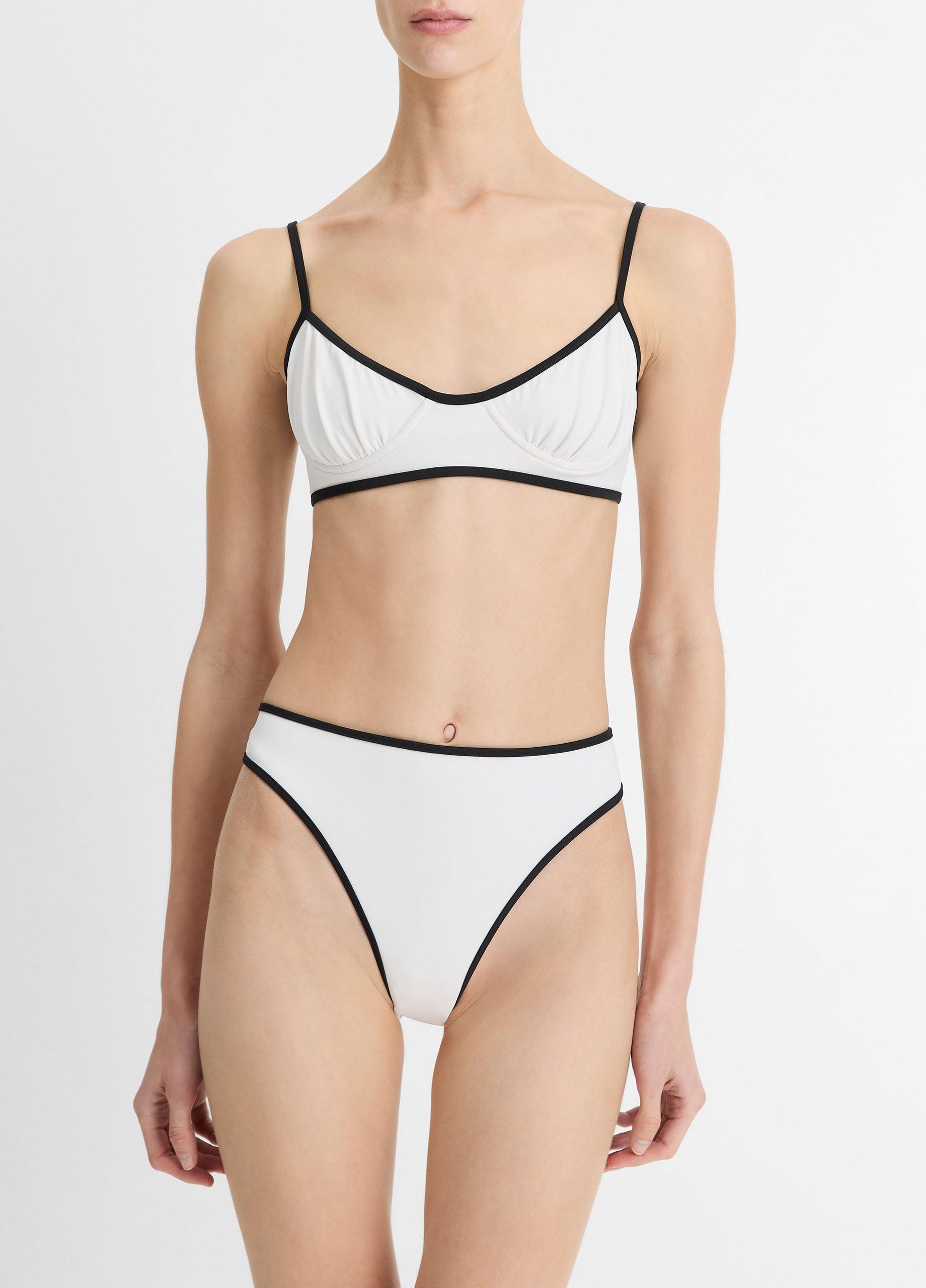 Nu Swim High-Cut Contrast Bottom image number 0