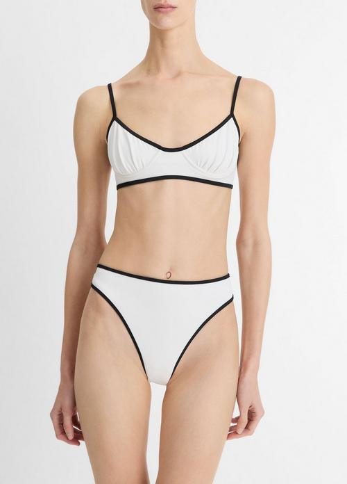 Nu Swim High-Cut Contrast Bottom