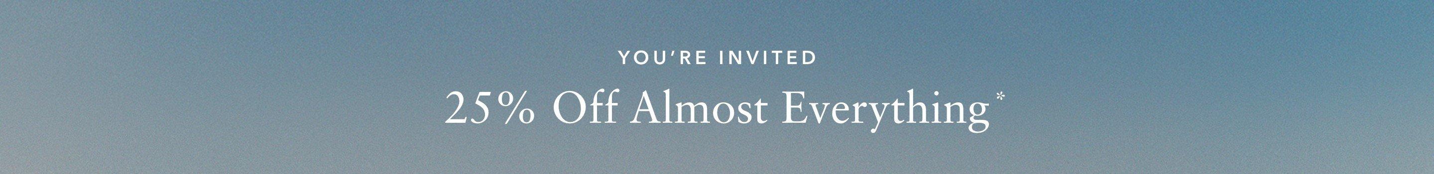 With Code INVITED25