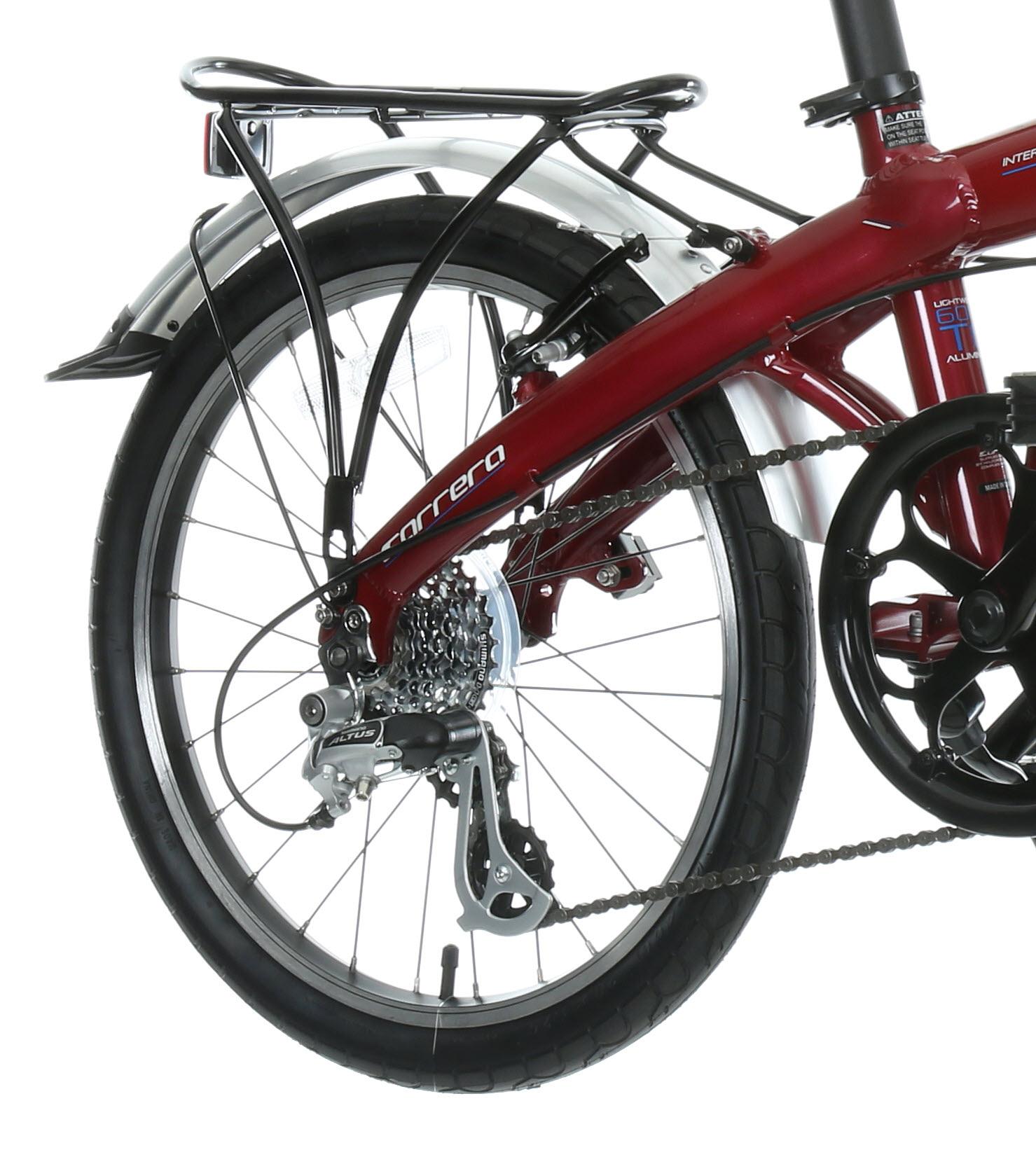 carrera intercity folding bike