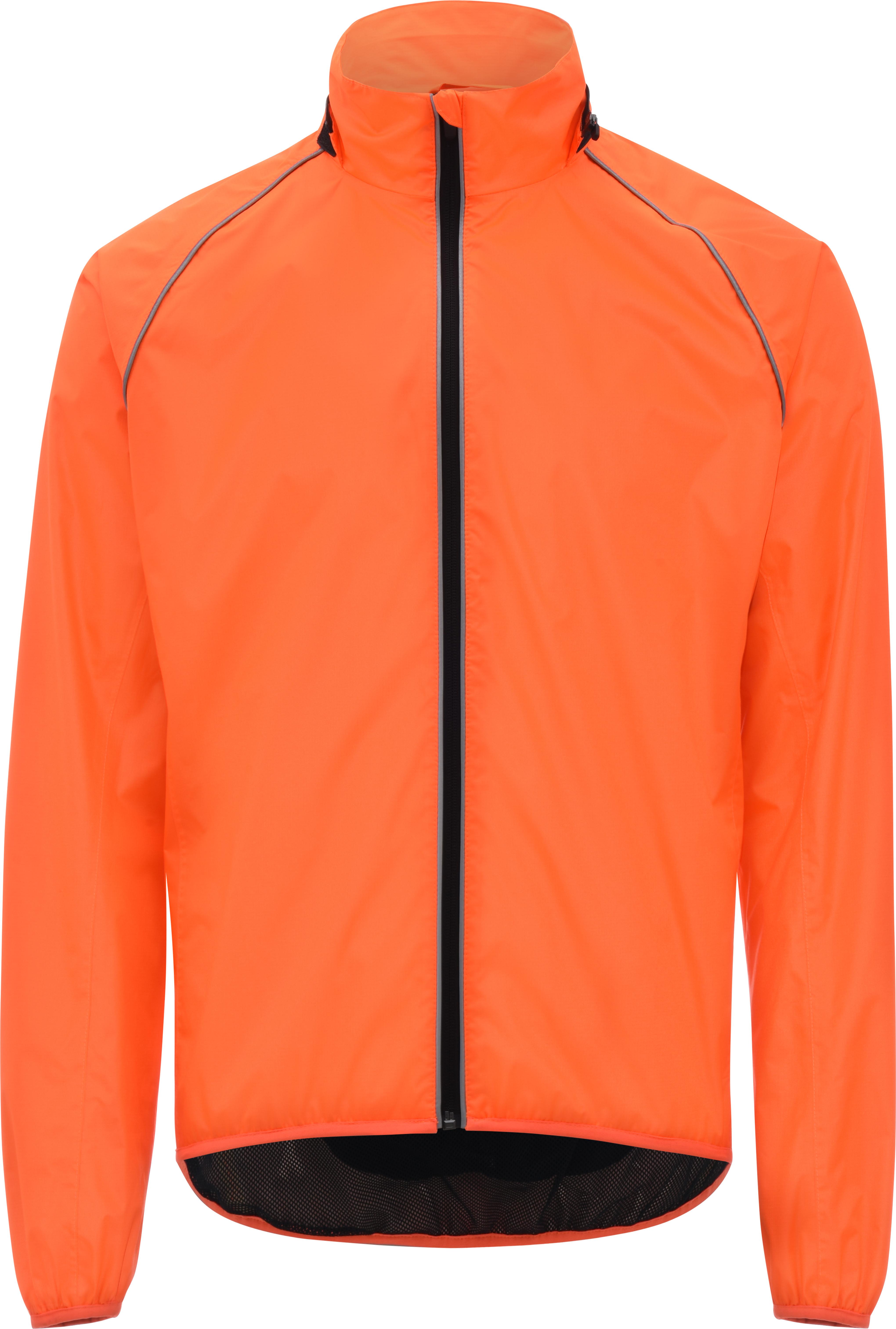 orange bike jacket