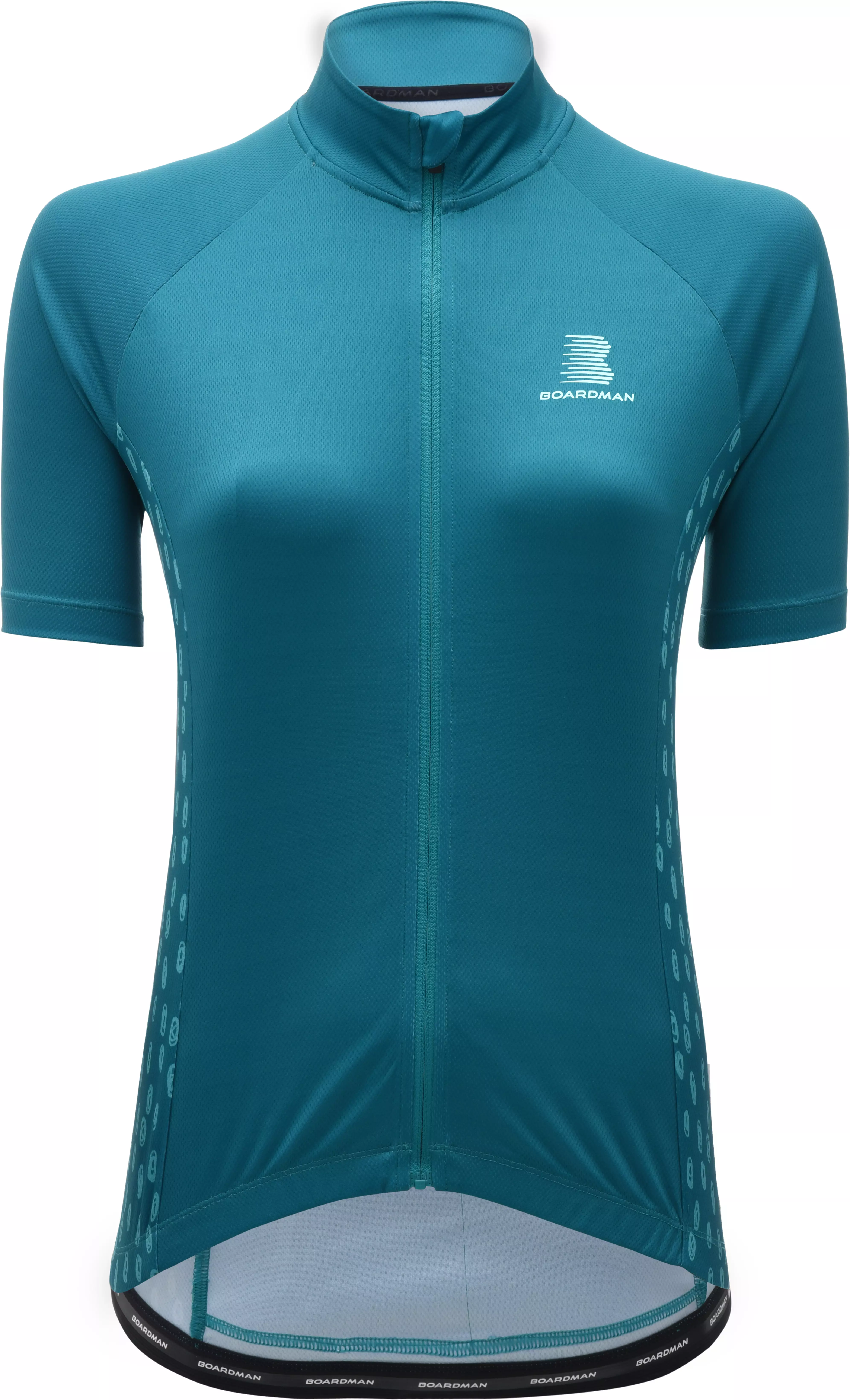 women's blue cycling jersey