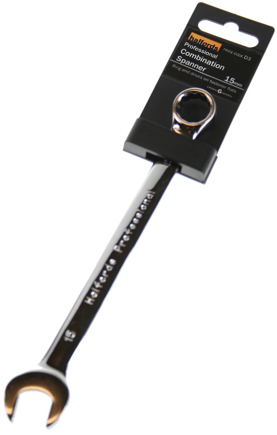 Halfords Advanced Combination Spanner 15mm Halfords UK