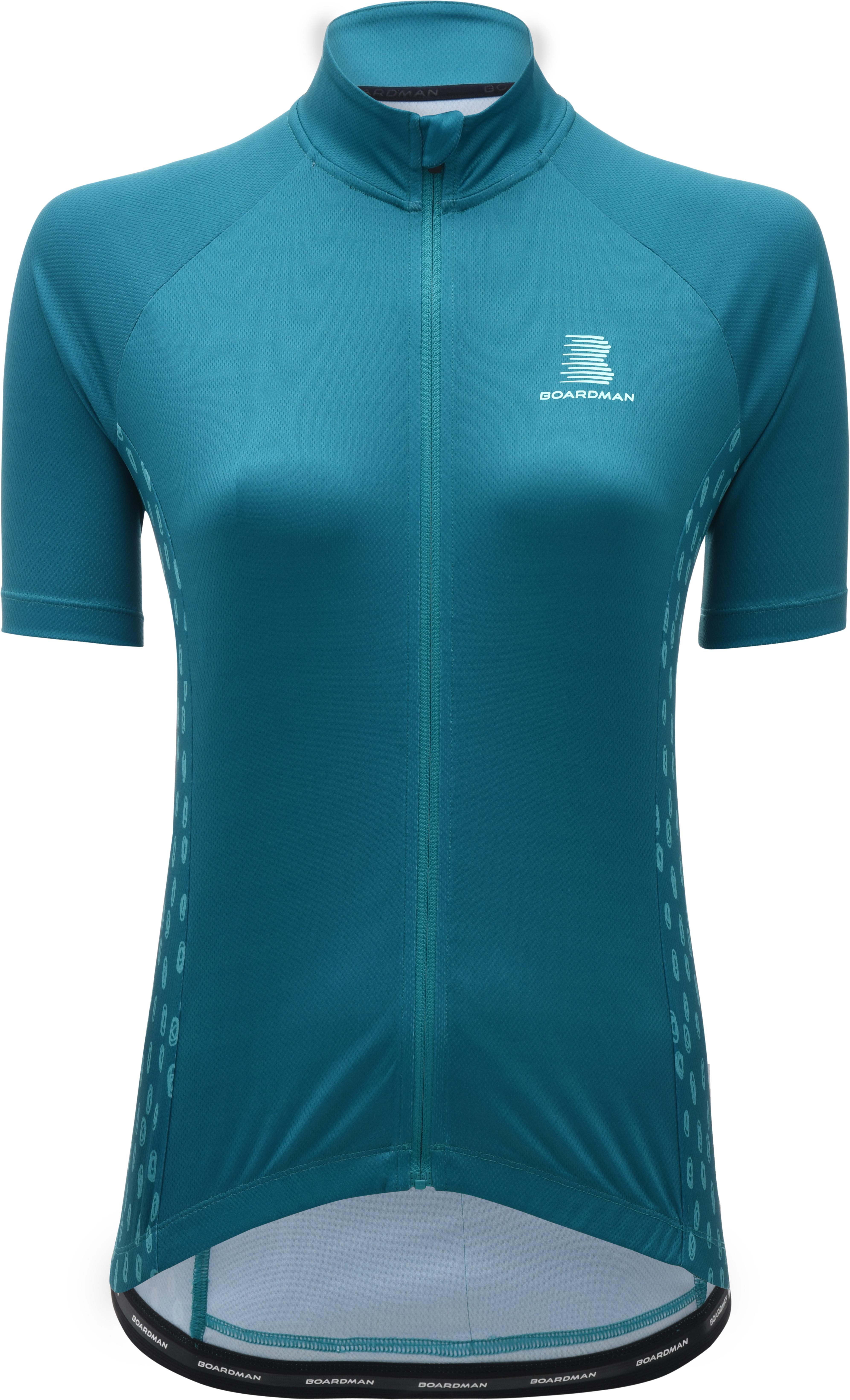 Boardman Womens Cycling Jersey Teal, 6 Halfords UK