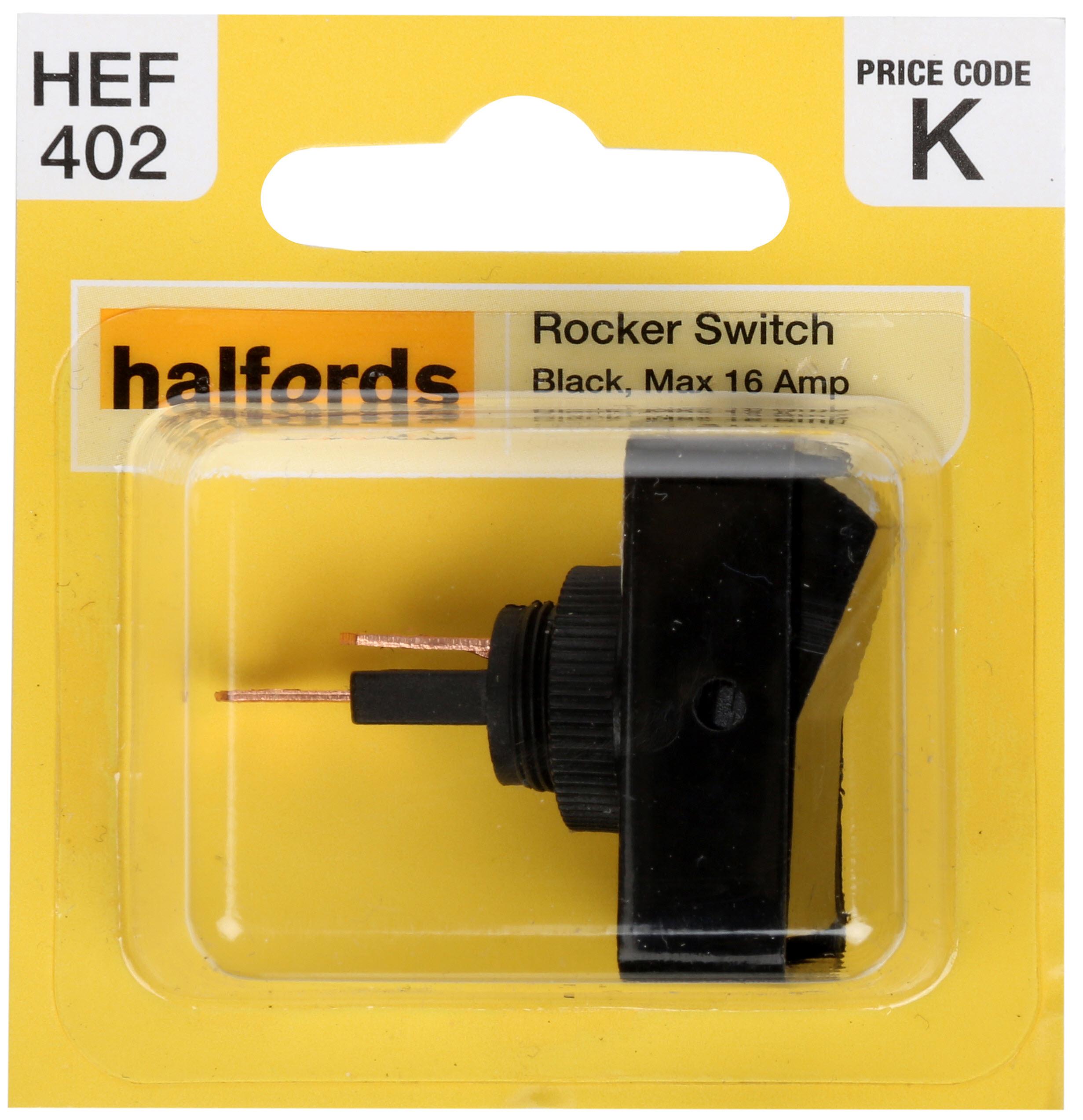 Halfords Rocker Switch 16 Amp Halfords UK