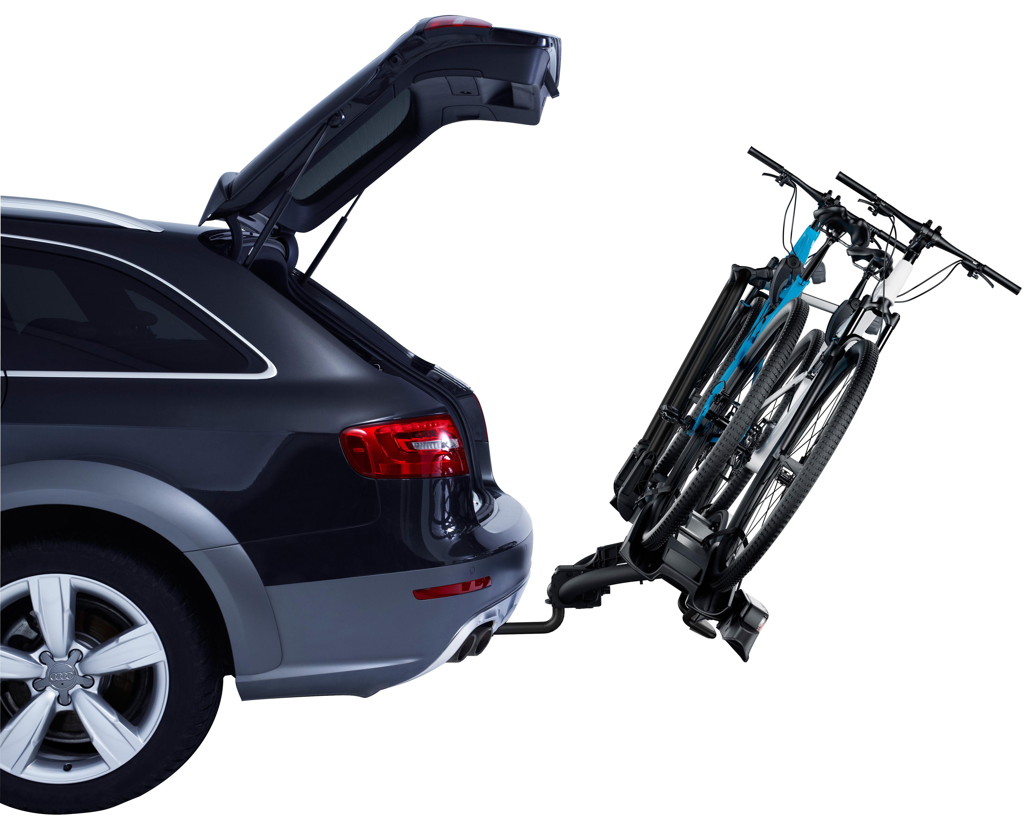 thule tow bar bike rack fitting instructions