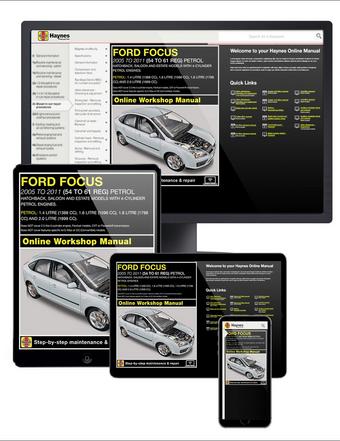 Haynes Online Manual Ford Focus 2005-11 - 1 Year | Halfords UK