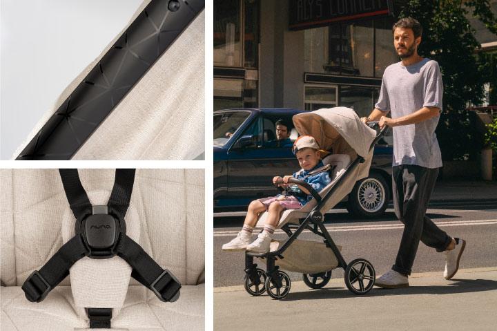 Nuna TRVL lx compact pushchair in BMW collaboration design