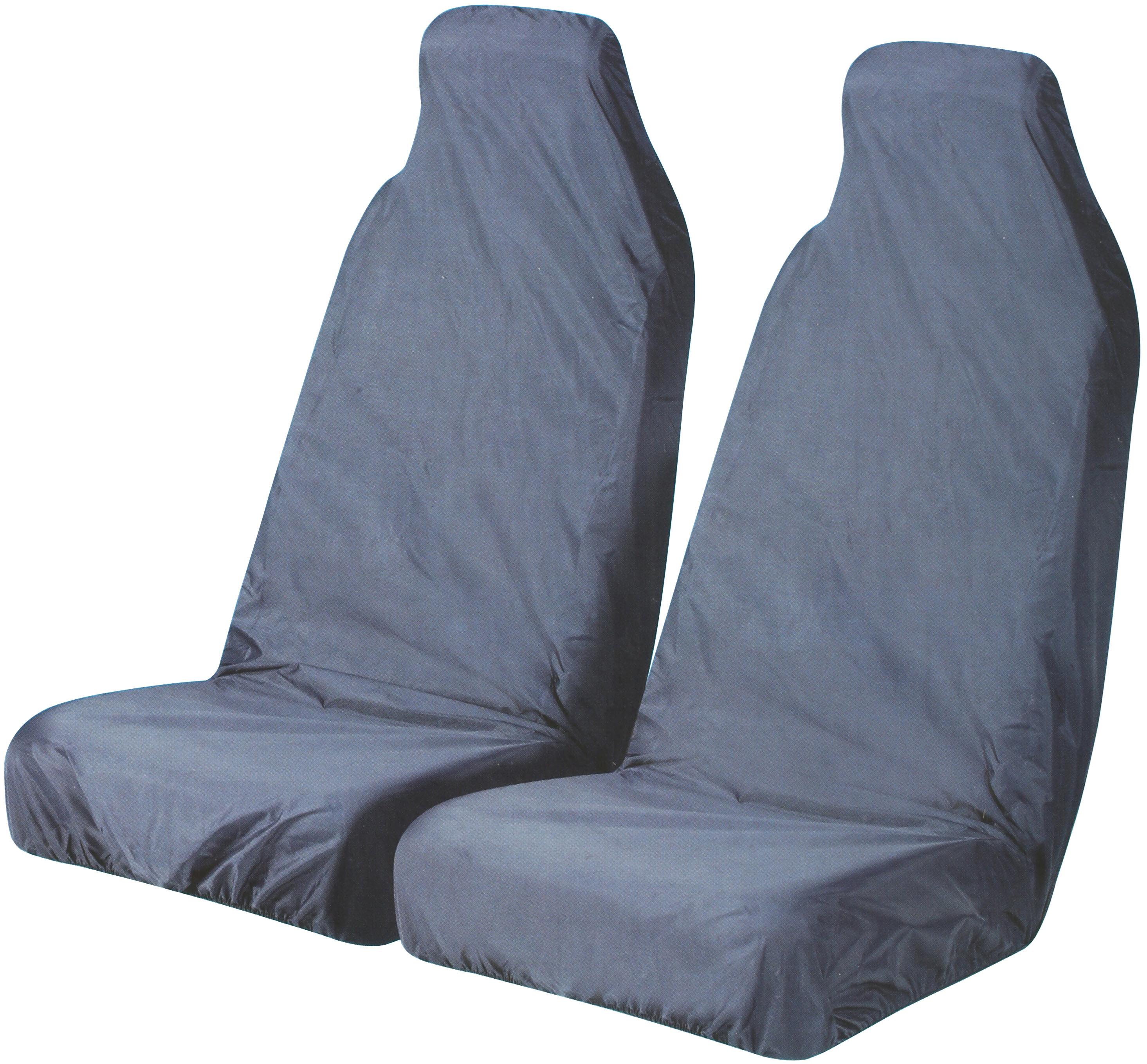 16 on FRONT GREY HEAVY DUTY PAIR CAR SEAT COVER SET AUDI A4 
