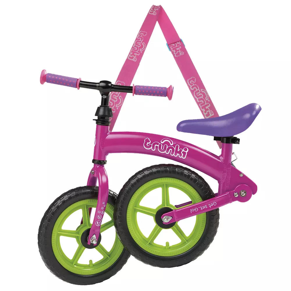 pink foldable bike