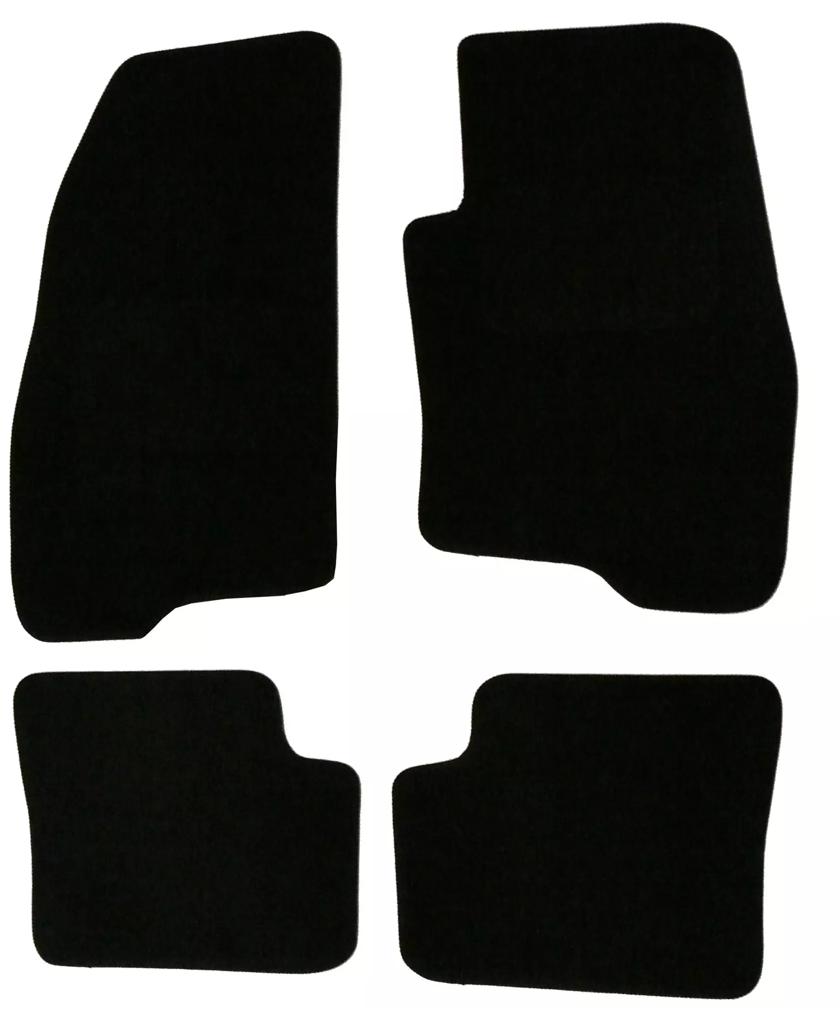 Fiat Grande Punto 2005-2010 Tailored Carpet Boot Mat BLACK GREY
