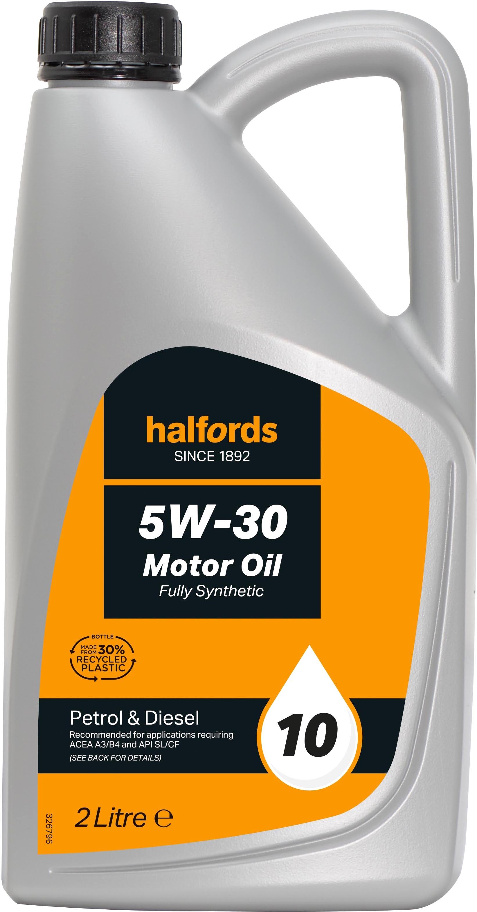 Halfords 5W30 Eco Fully Synthetic Oil 10 2 Litres Halfords UK