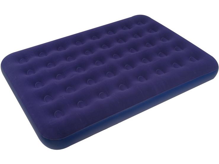 Halfords Double Flocked Airbed 290228