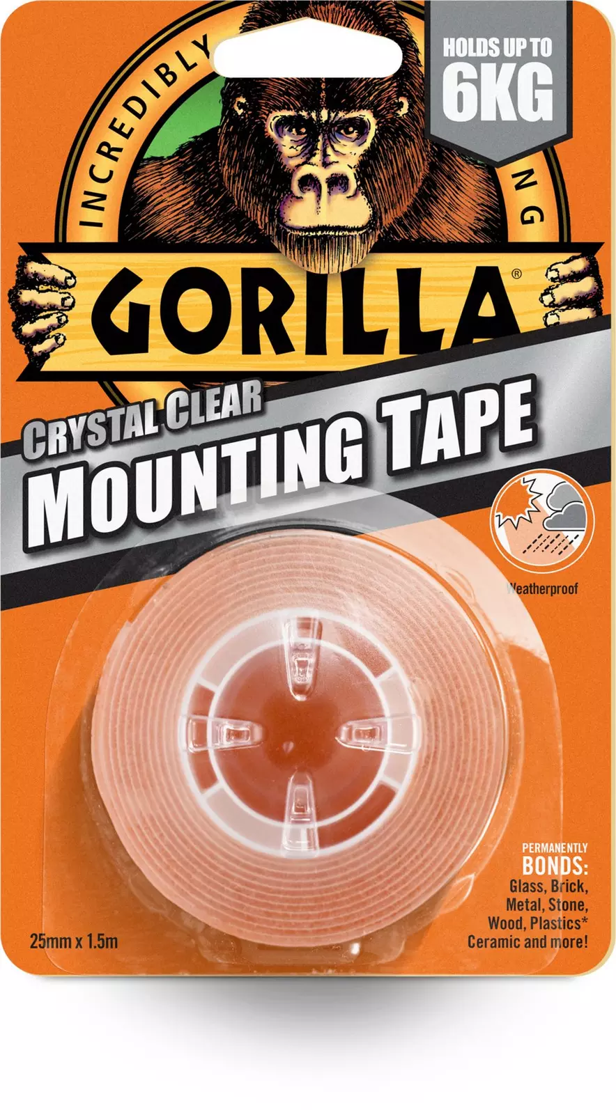 Gorilla Heavy Duty Mounting Tape Halfords Uk