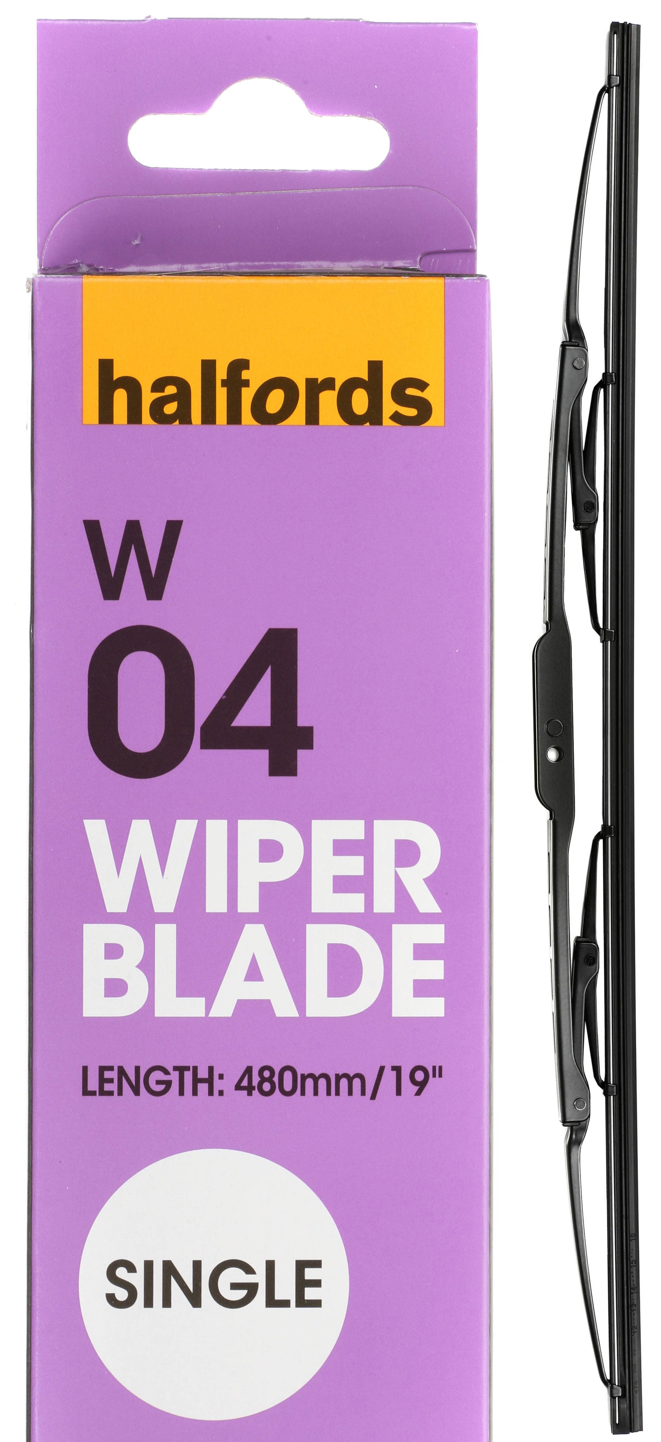 Halfords W04 Wiper Blade Single Halfords UK