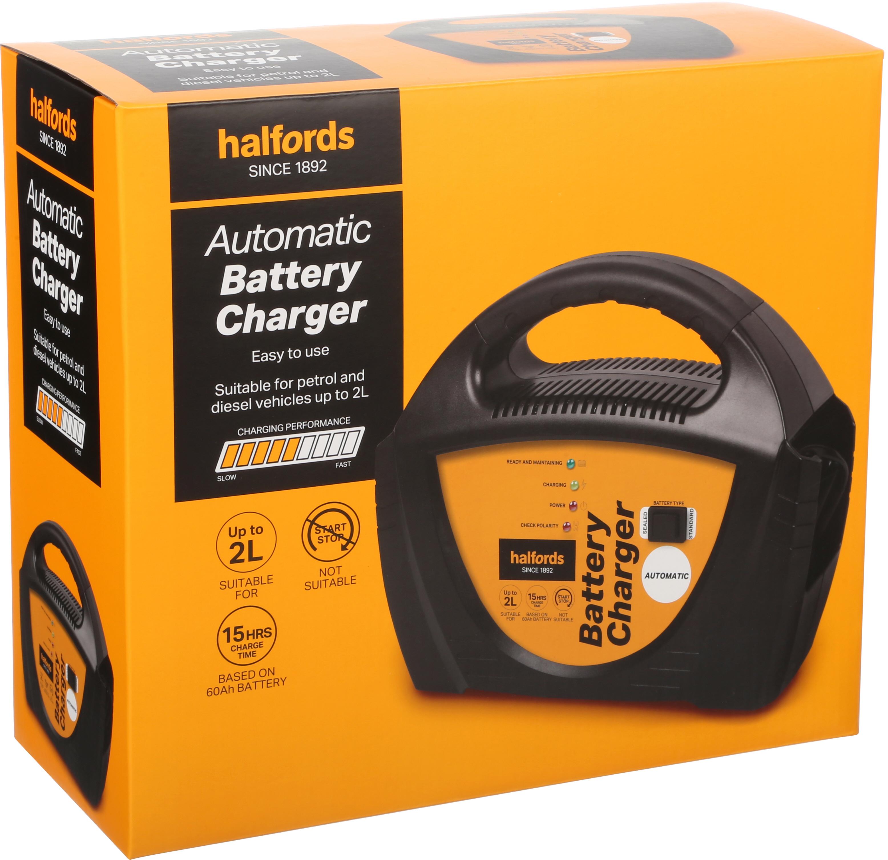 smart battery charger halfords