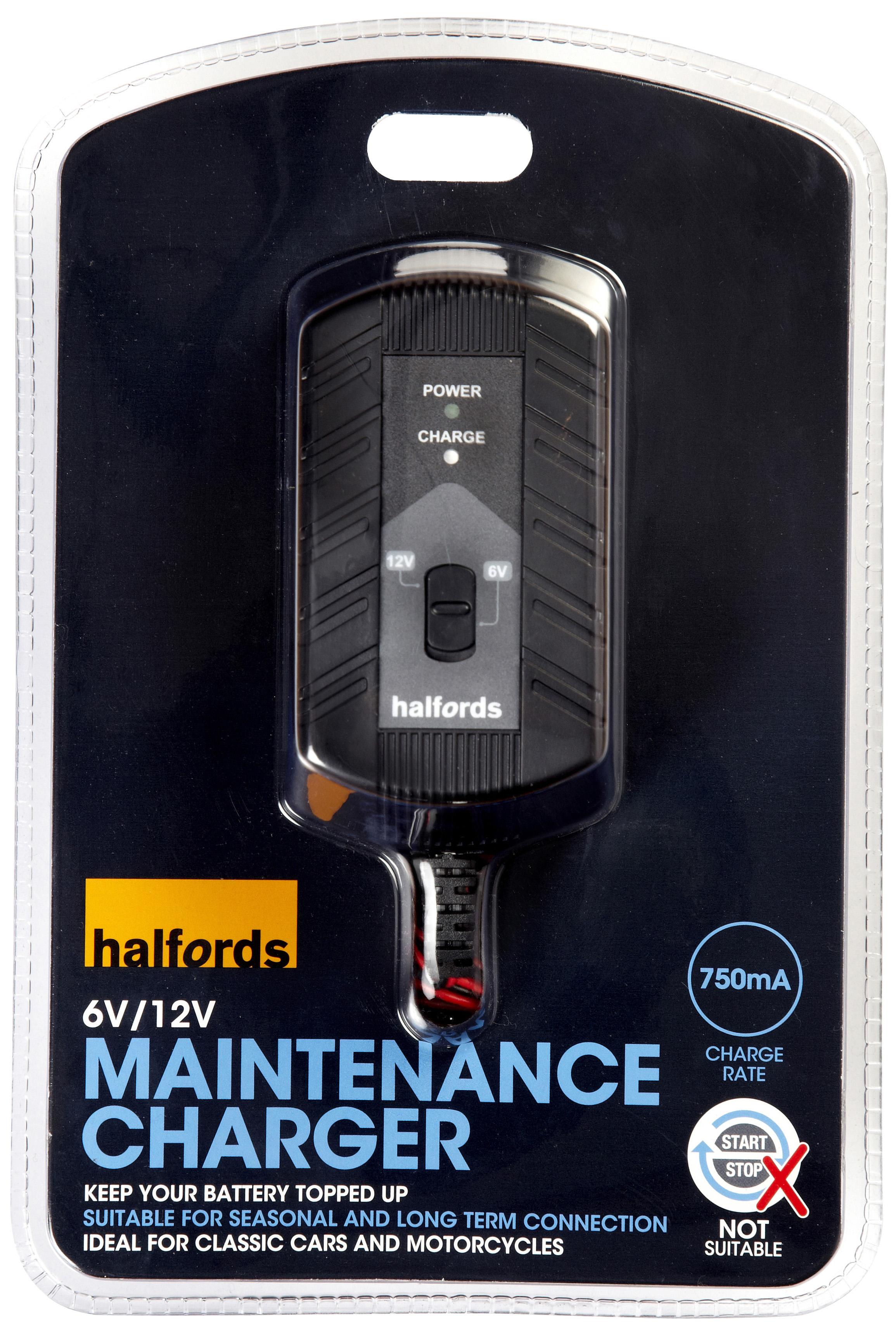 halfords fully automatic battery charger