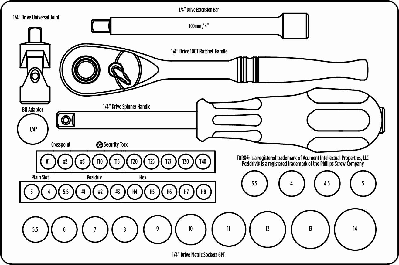 Halfords Advanced 40 Piece 1 4 Socket Set Halfords Uk